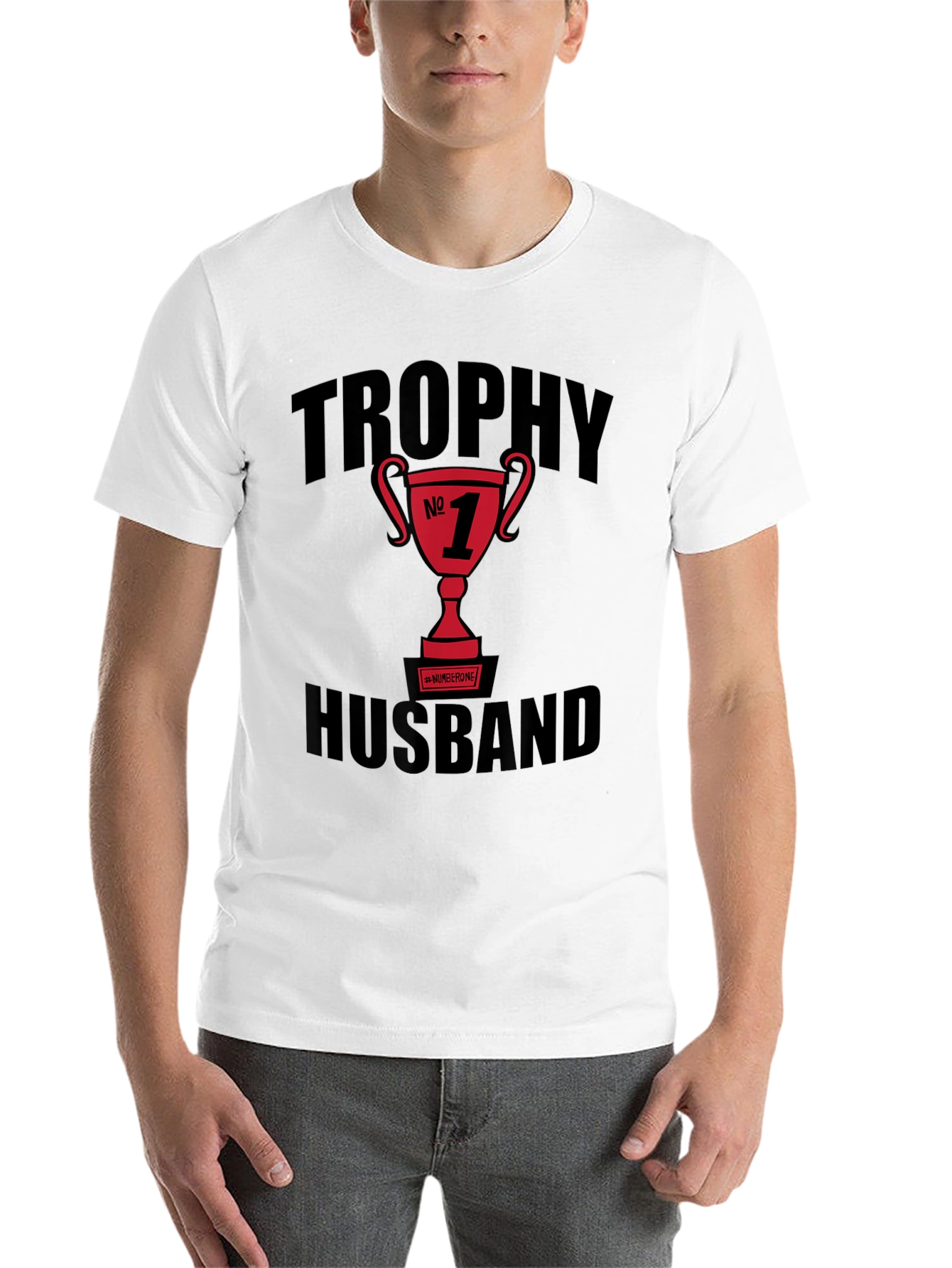 Black Trophy Husband #1 Graphic Tee view 14