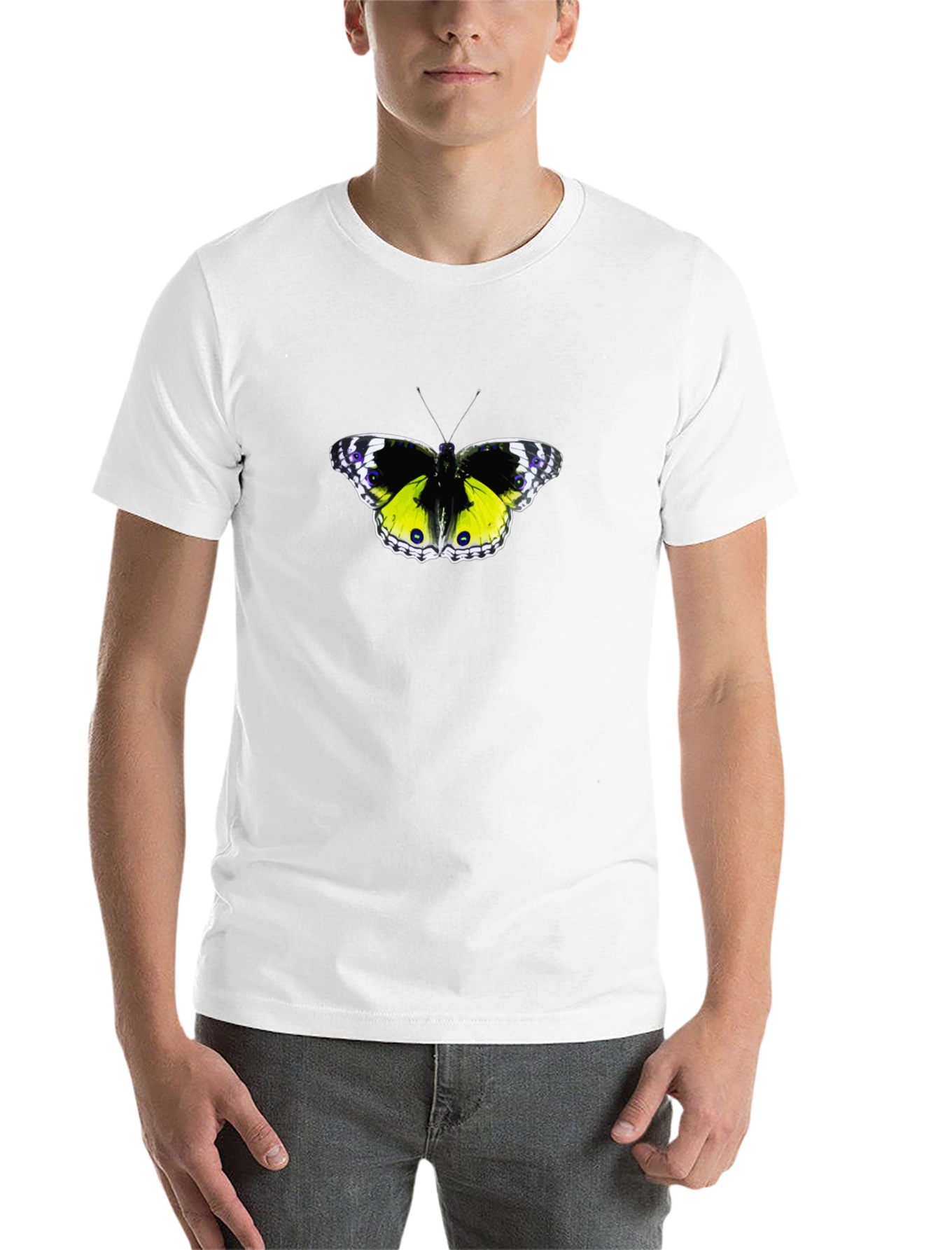 Black Butterfly Graphic Tee - Stylish Black T-Shirt view 14