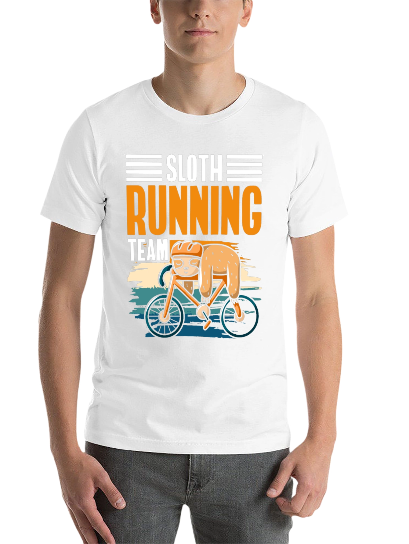 Black Sloth Running Team T-Shirt view 14