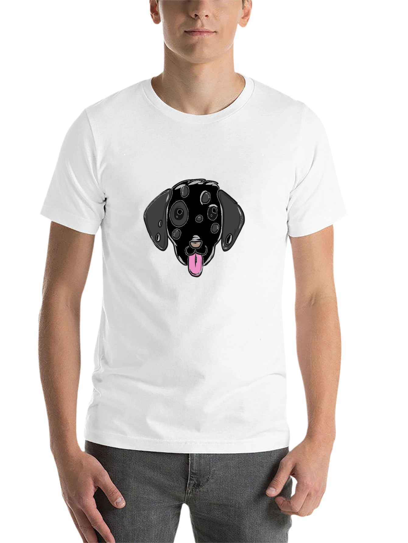 Black Black Dog Spot T-Shirt view 14