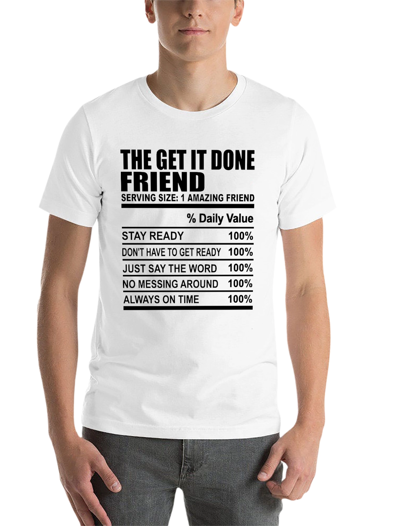 Black The Get It Done Friend T-Shirt view 14
