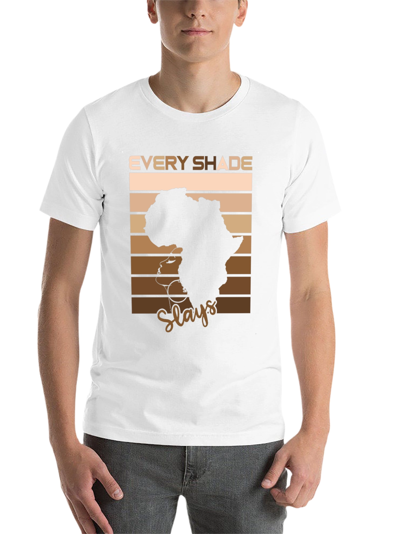 Black Every Shade Slays T-Shirt - African Pride view 14