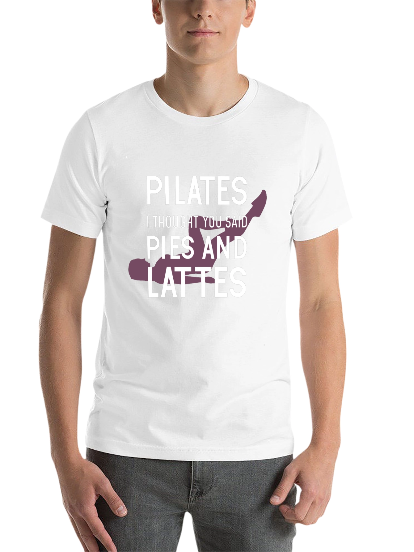 Black Pilates vs. Pies & Lattes Graphic Tee view 14