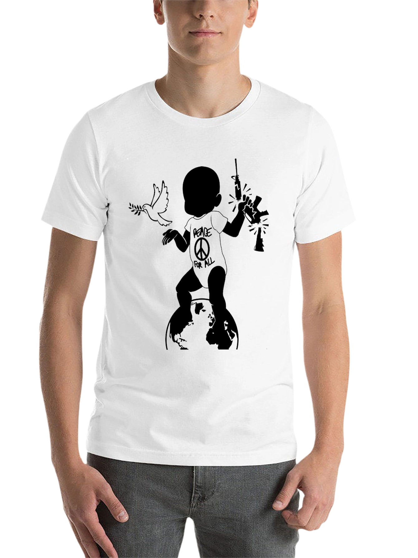 Peace vs. War Graphic Tee - 14