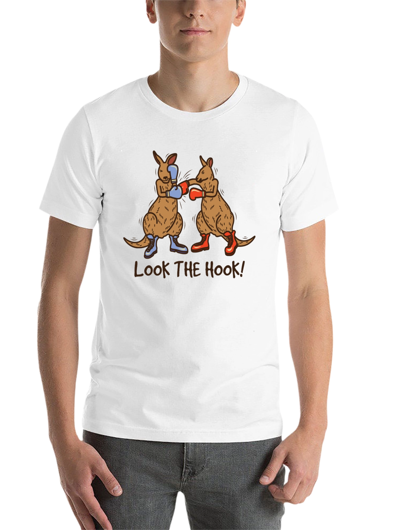 Black Boxing Kangaroos T-Shirt - Look the Hook! view 14