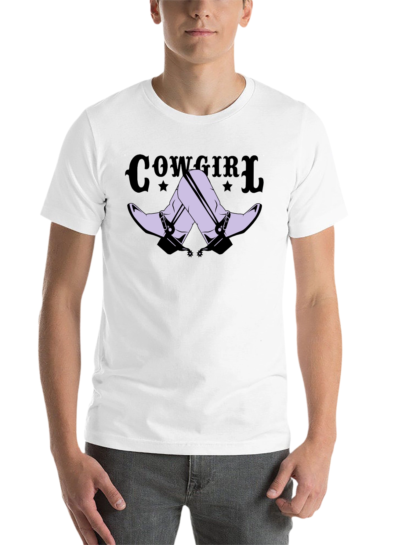 Cowgirl Boots T-Shirt - Western Style Tee - 14