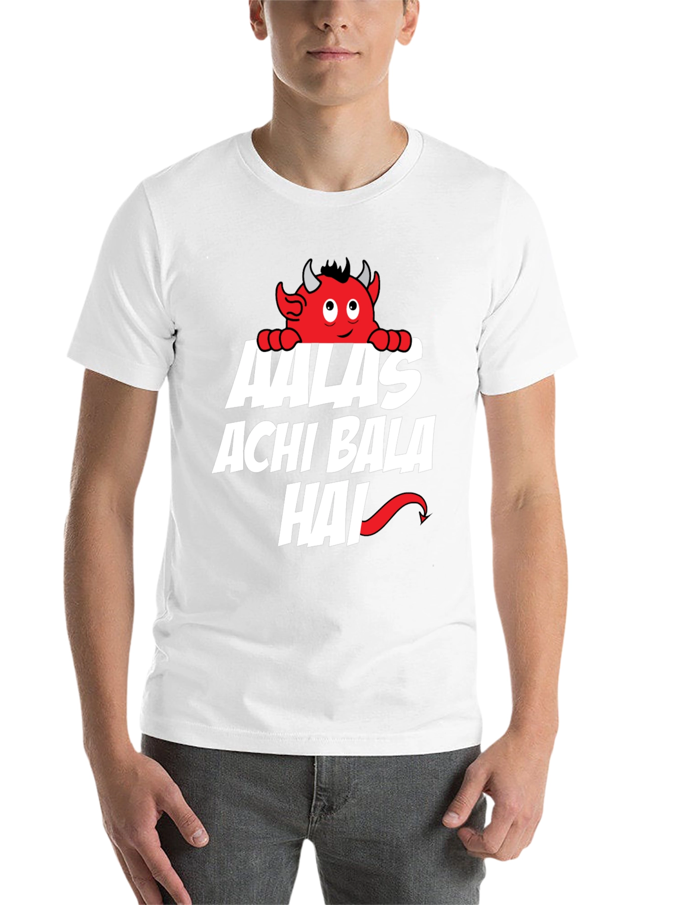Black Aalas Achi Bala Hai Graphic Tee view 14