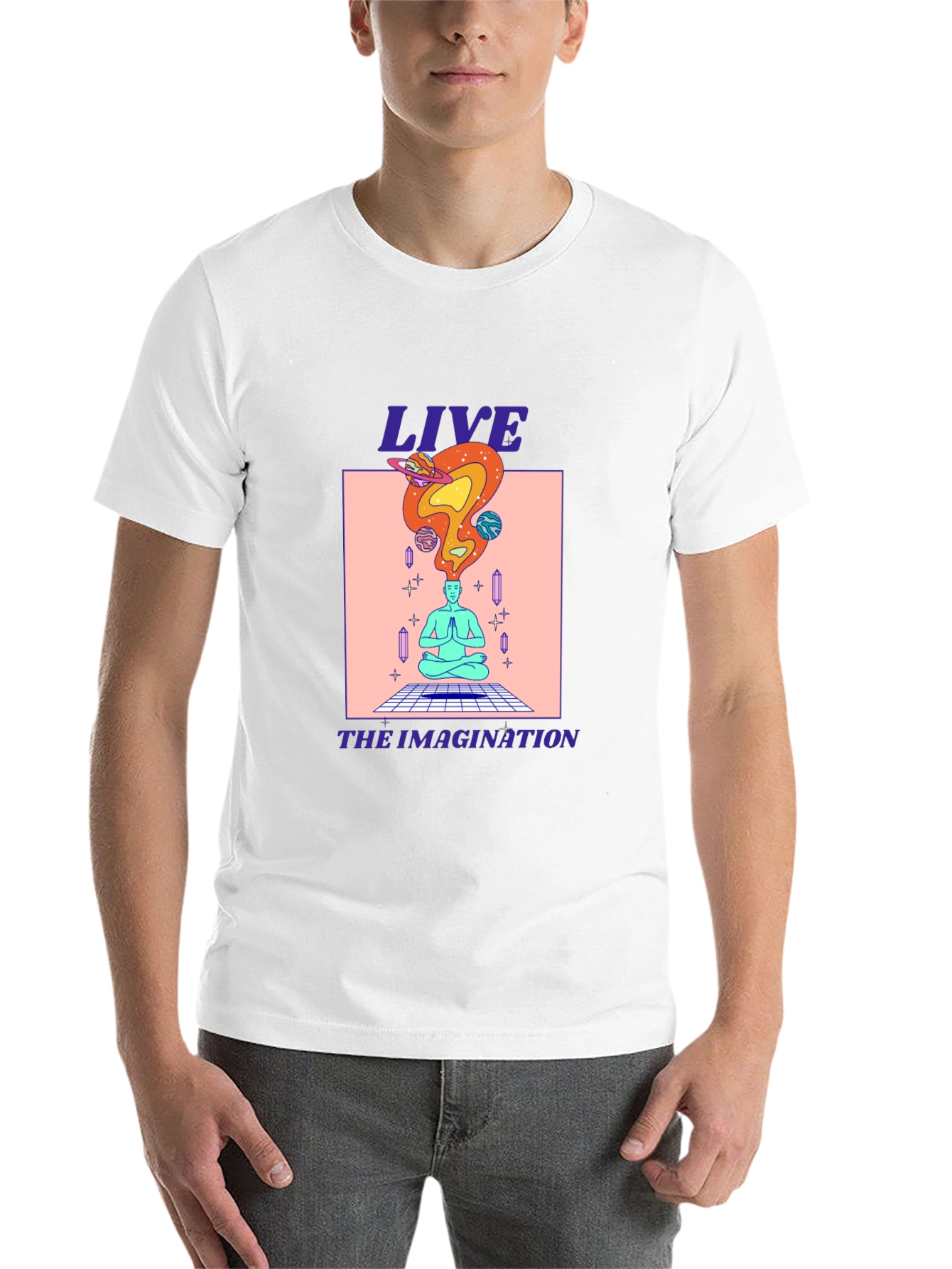 Black Live the Imagination Graphic Tee view 14