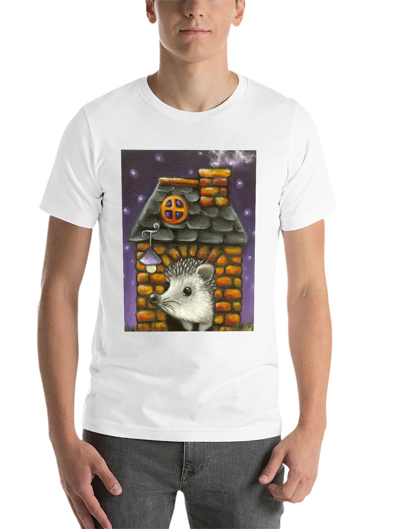 Black Hedgehog House Graphic Tee view 14