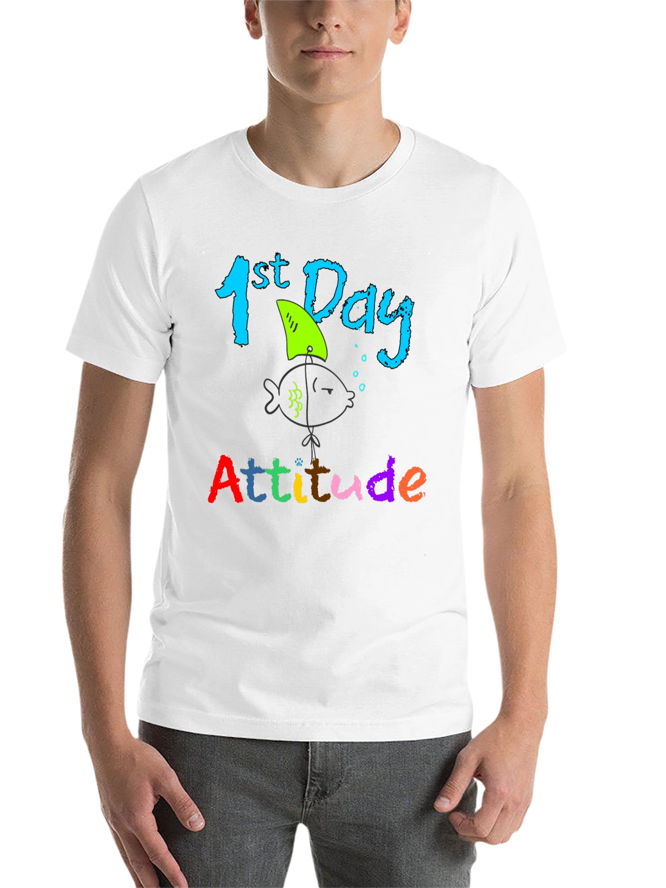 1st Day Attitude T-Shirt - Back to School - 14