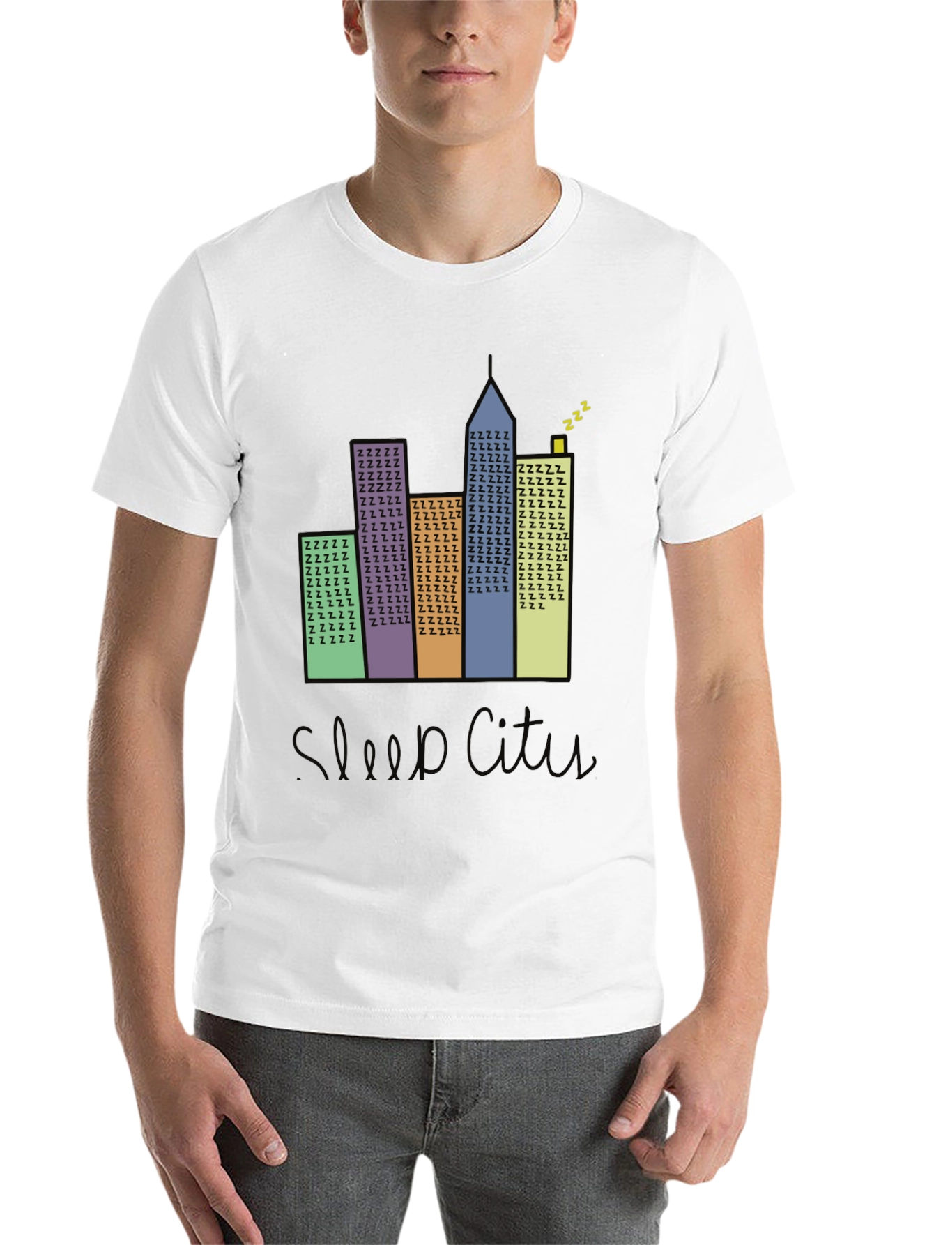 Black Sleep City T-Shirt - Urban Dreams view 14