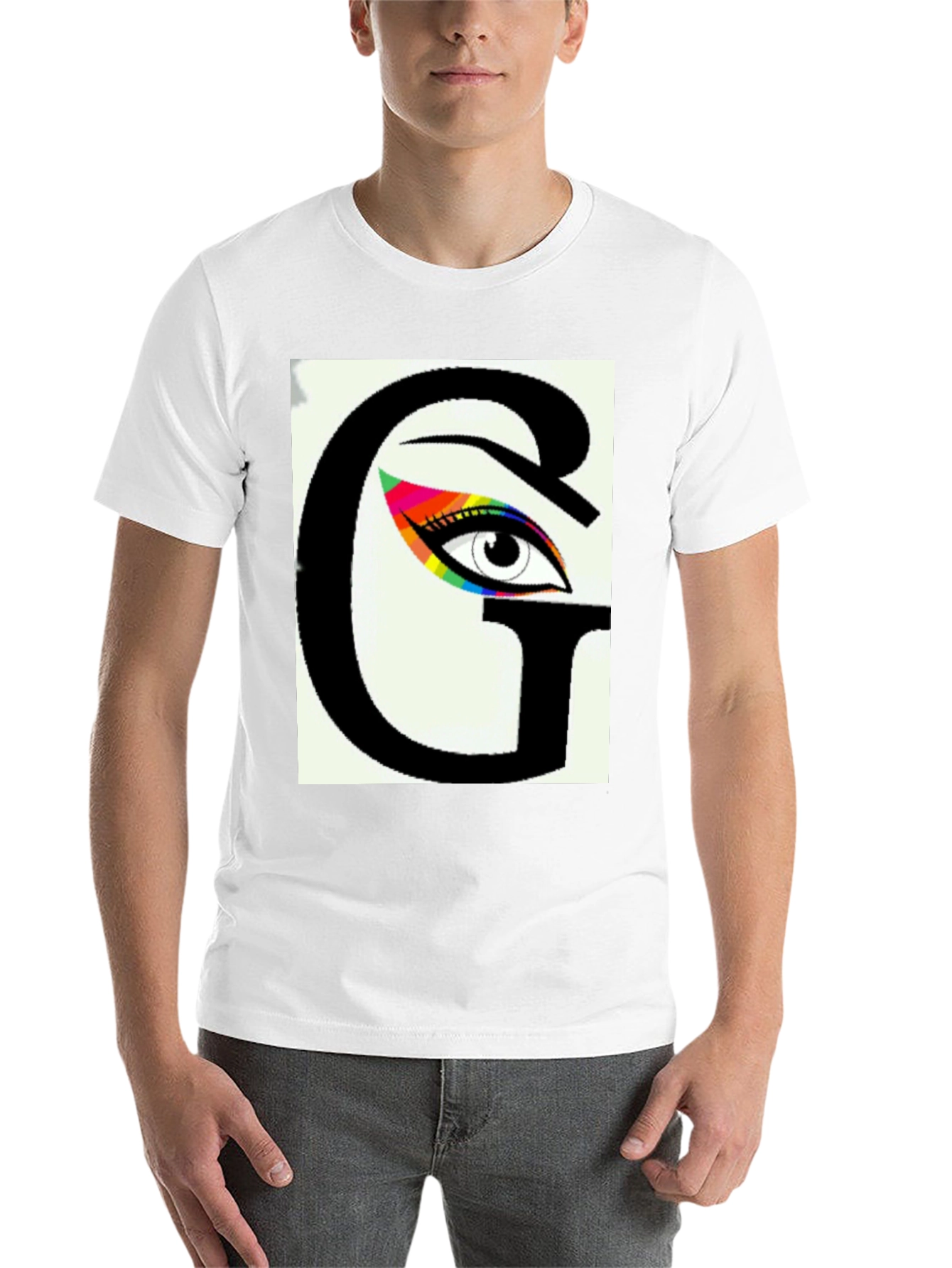 Black Eye See You Graphic Tee - Black Cotton Blend view 14