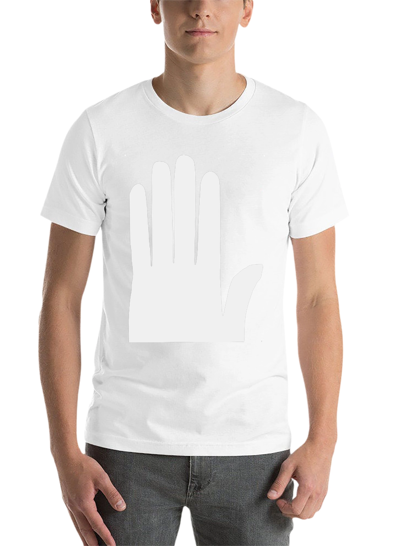 Black Hand Graphic Tee - Bold Statement T-Shirt view 14