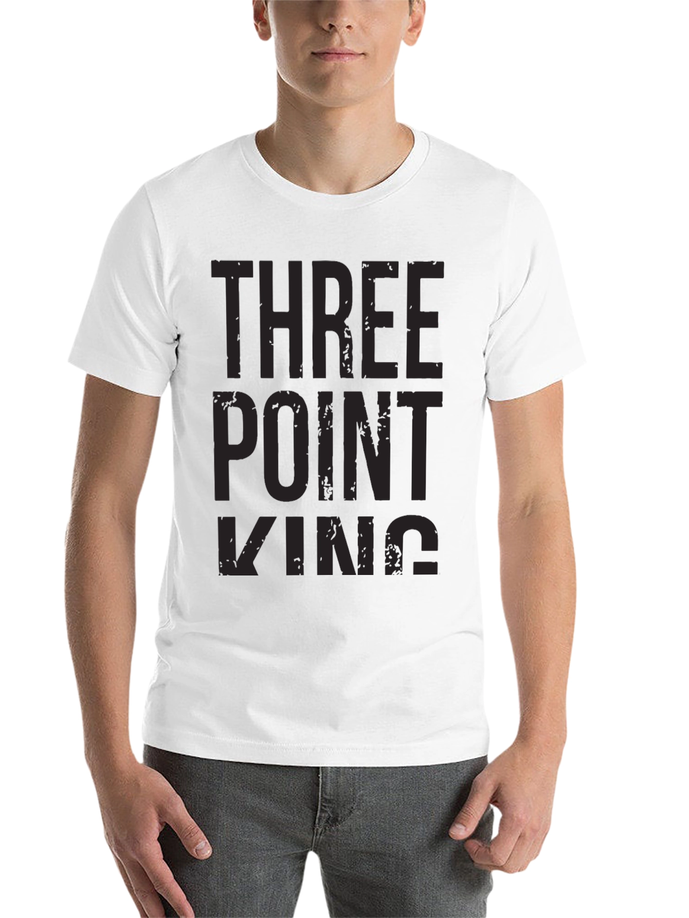 Black Three Point King Black T-Shirt view 14