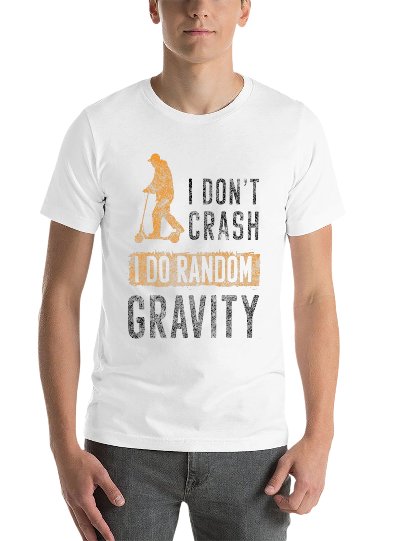 Black Random Gravity T-Shirt view 14