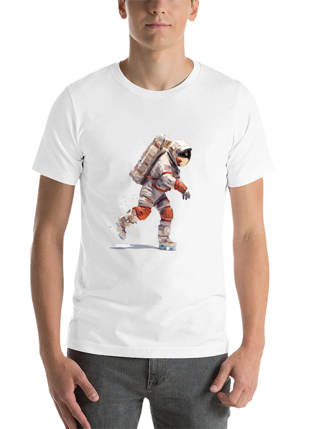 Black Astronaut Graphic Tee - Explore in Style view 14