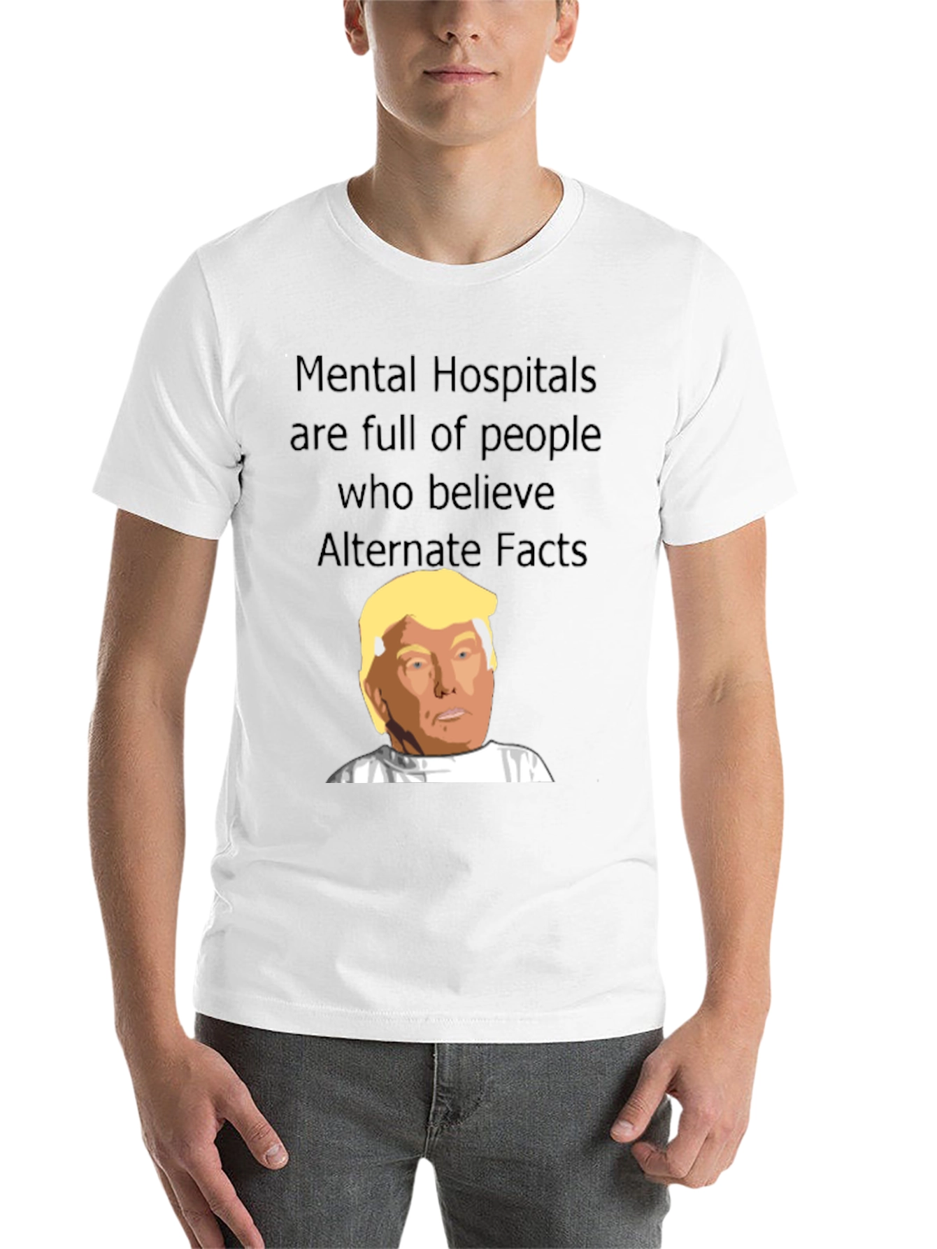 Black Mental Hospitals Trump T-Shirt view 14