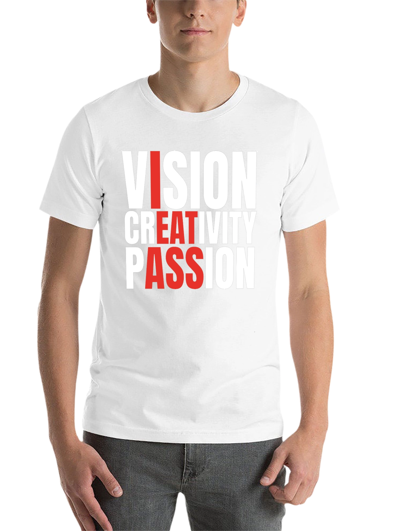 Black Vision Creativity Passion T-Shirt view 14