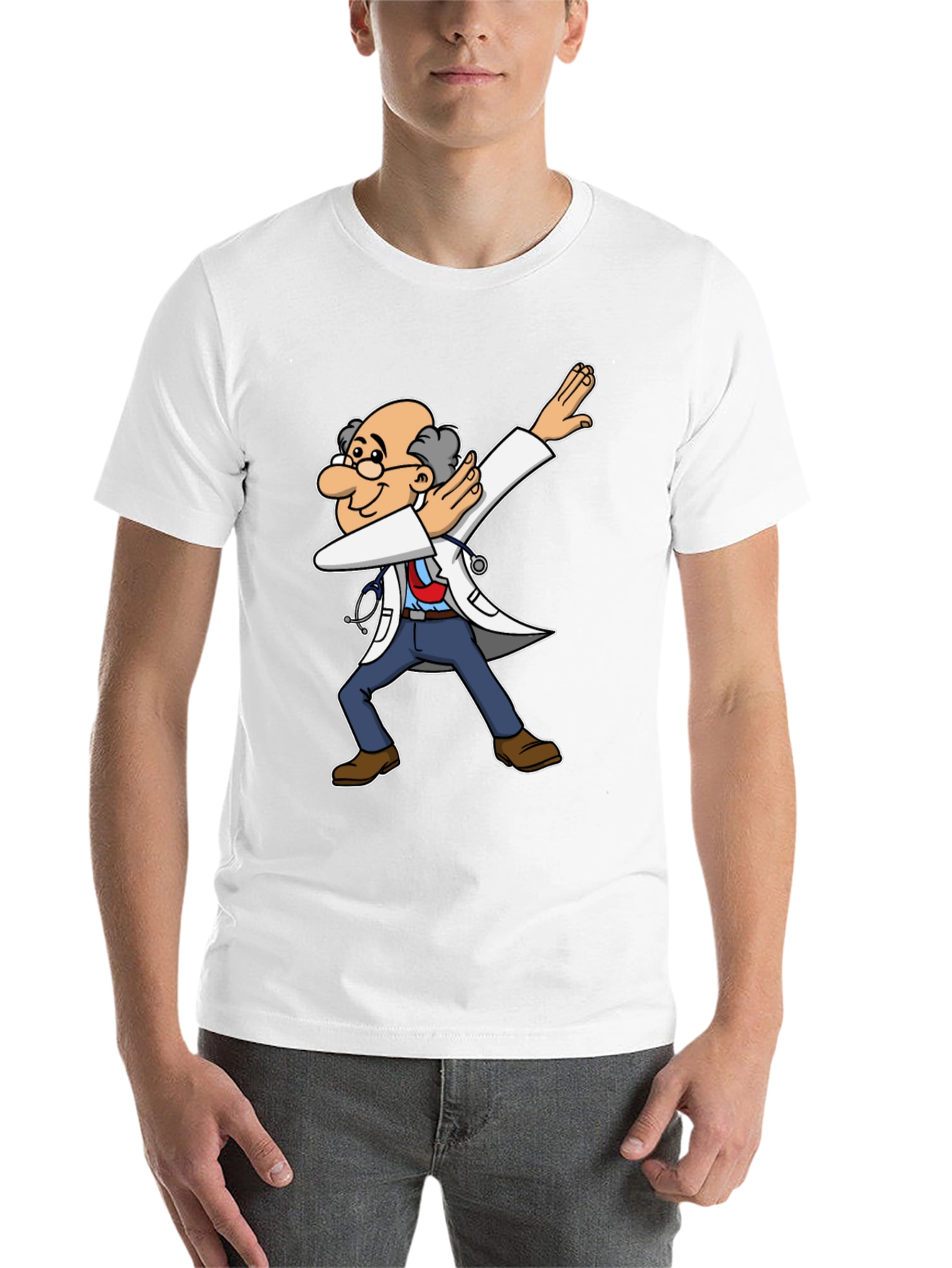 Black Dabbing Doctor T-Shirt - Funny Medical Tee view 14