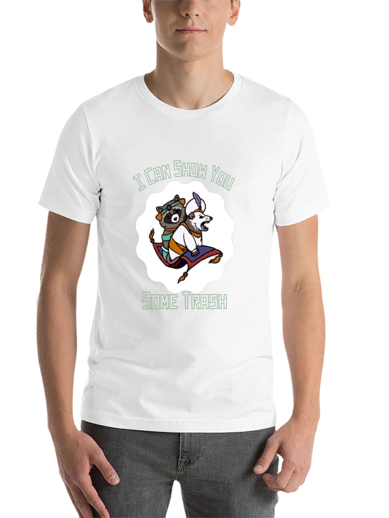 Black I Can Show You Some Trash T-Shirt view 14