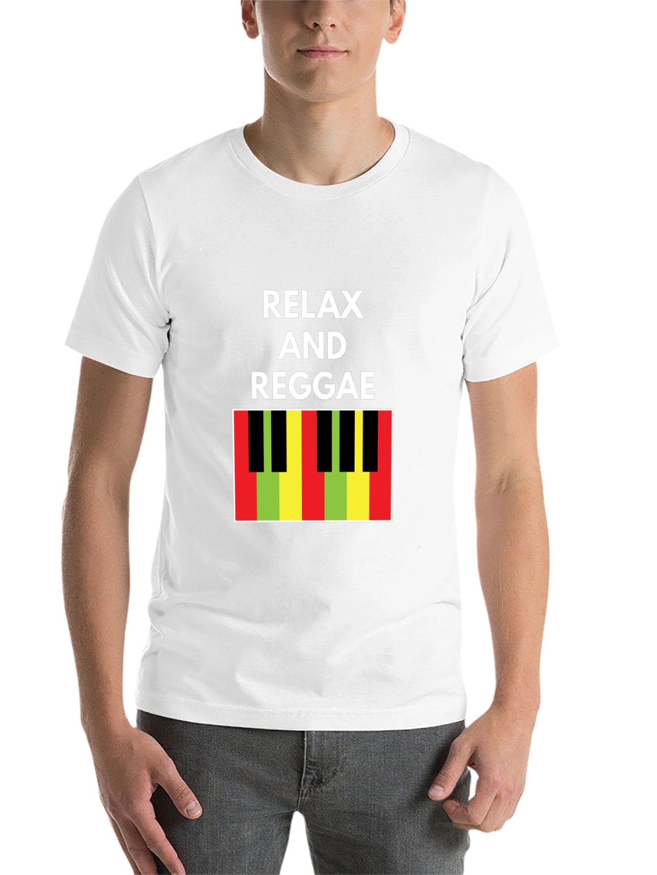 Black Relax and Reggae T-Shirt view 14