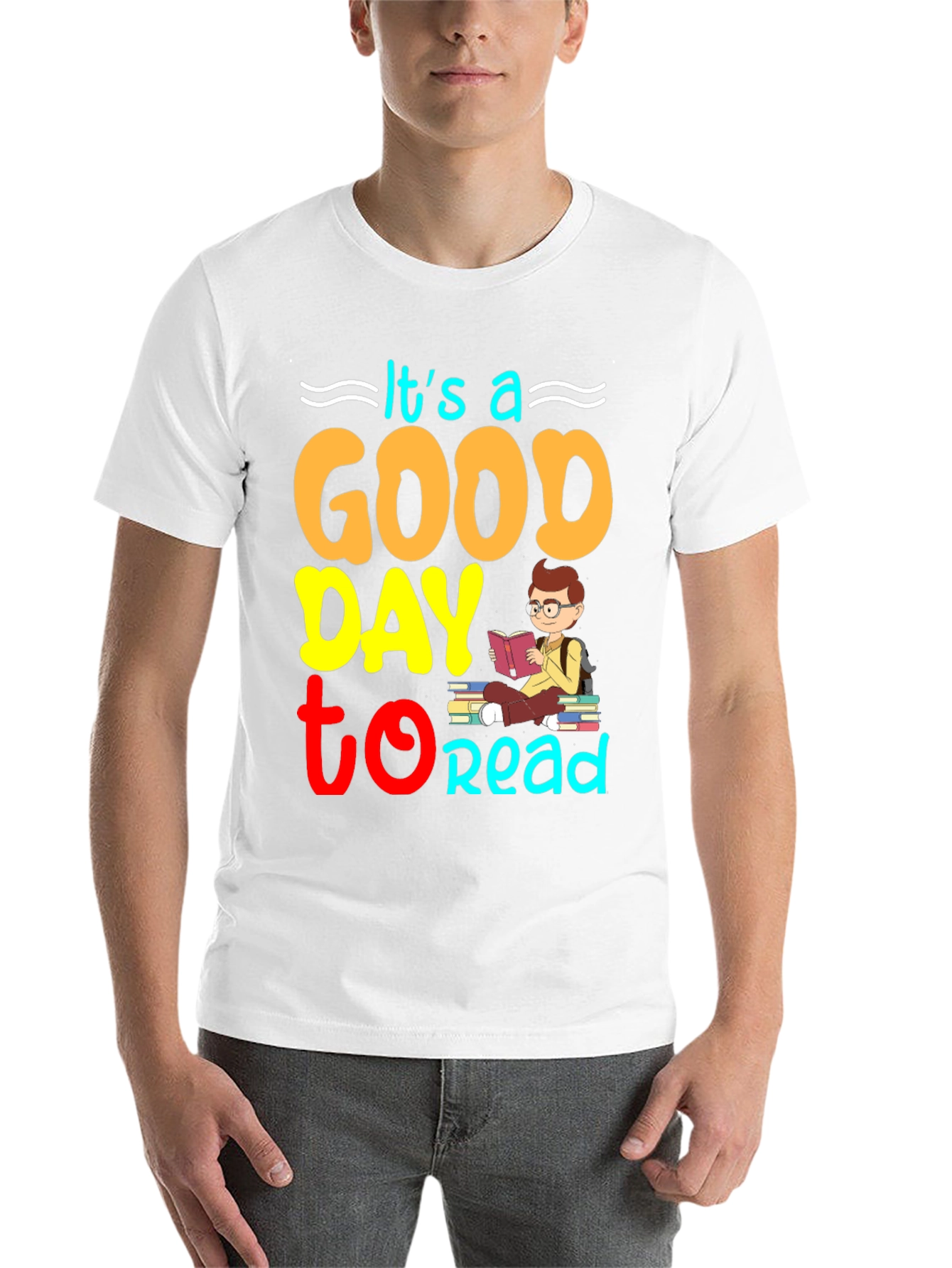 Black It's a Good Day to Read T-Shirt view 14