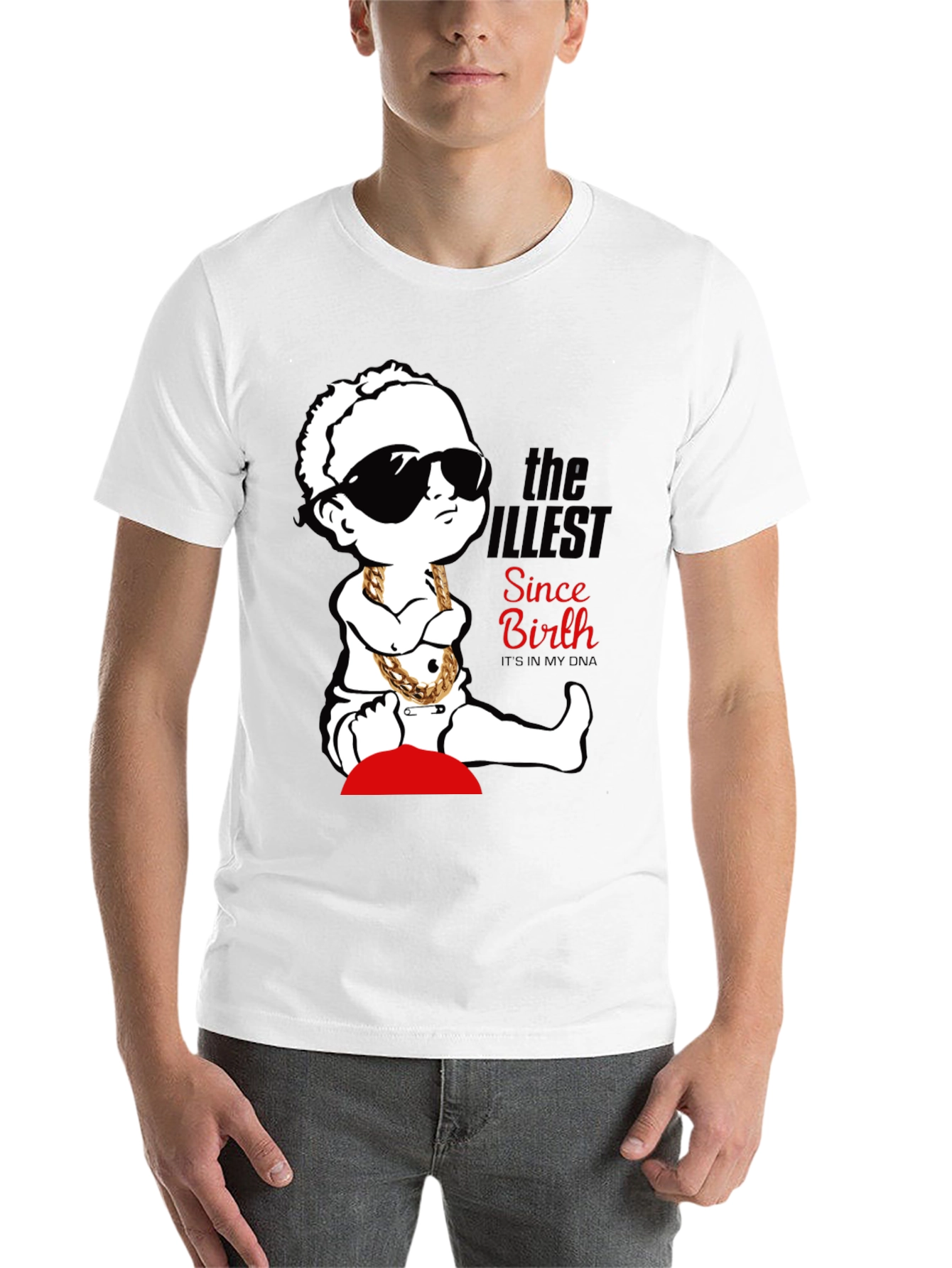 Cool Baby Graphic Tee - "The Illest Since Birth" Black T-Shirt - 14