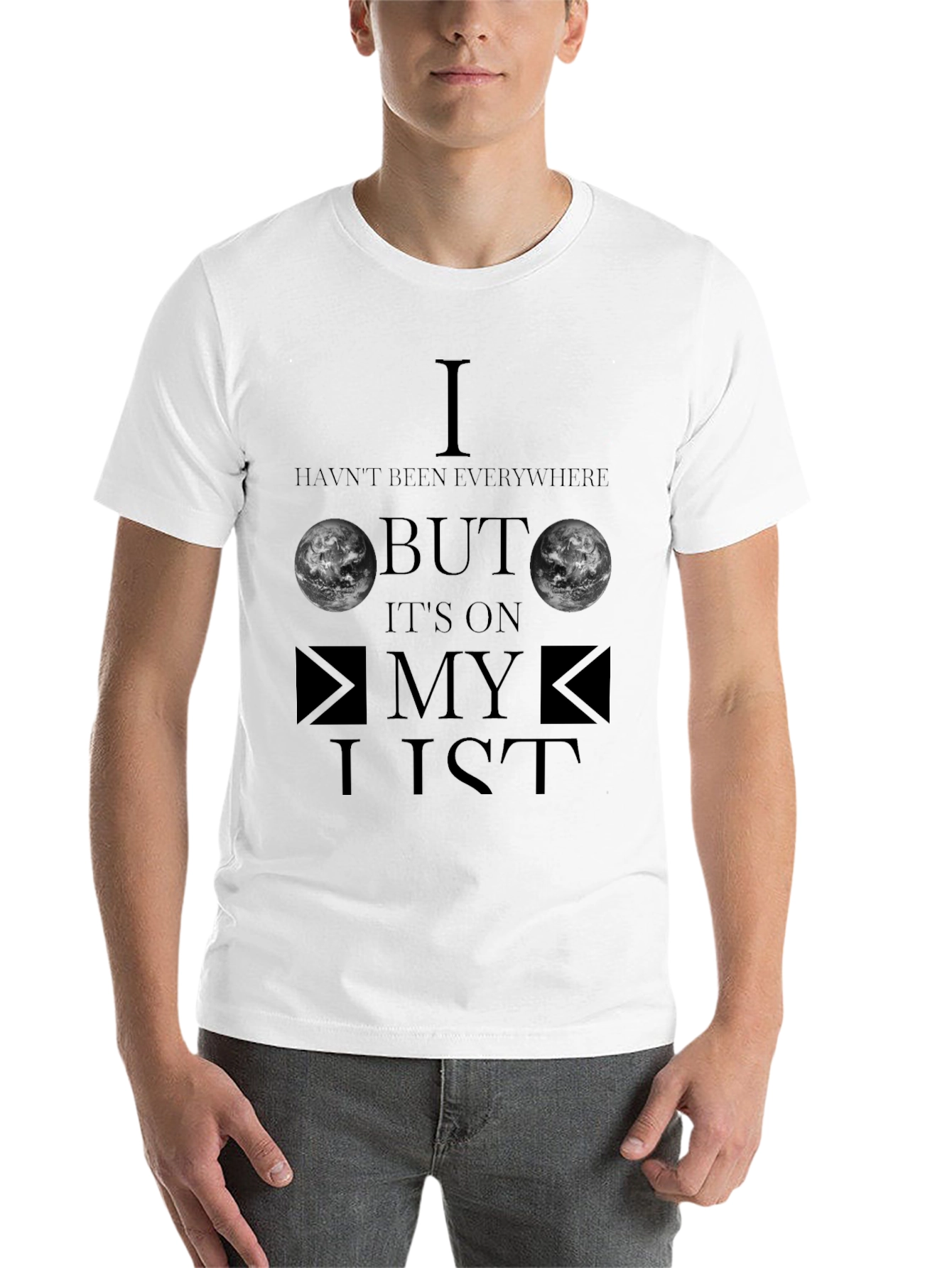 Black Travel T-Shirt - I Haven't Been Everywhere - Adventure Tee view 14