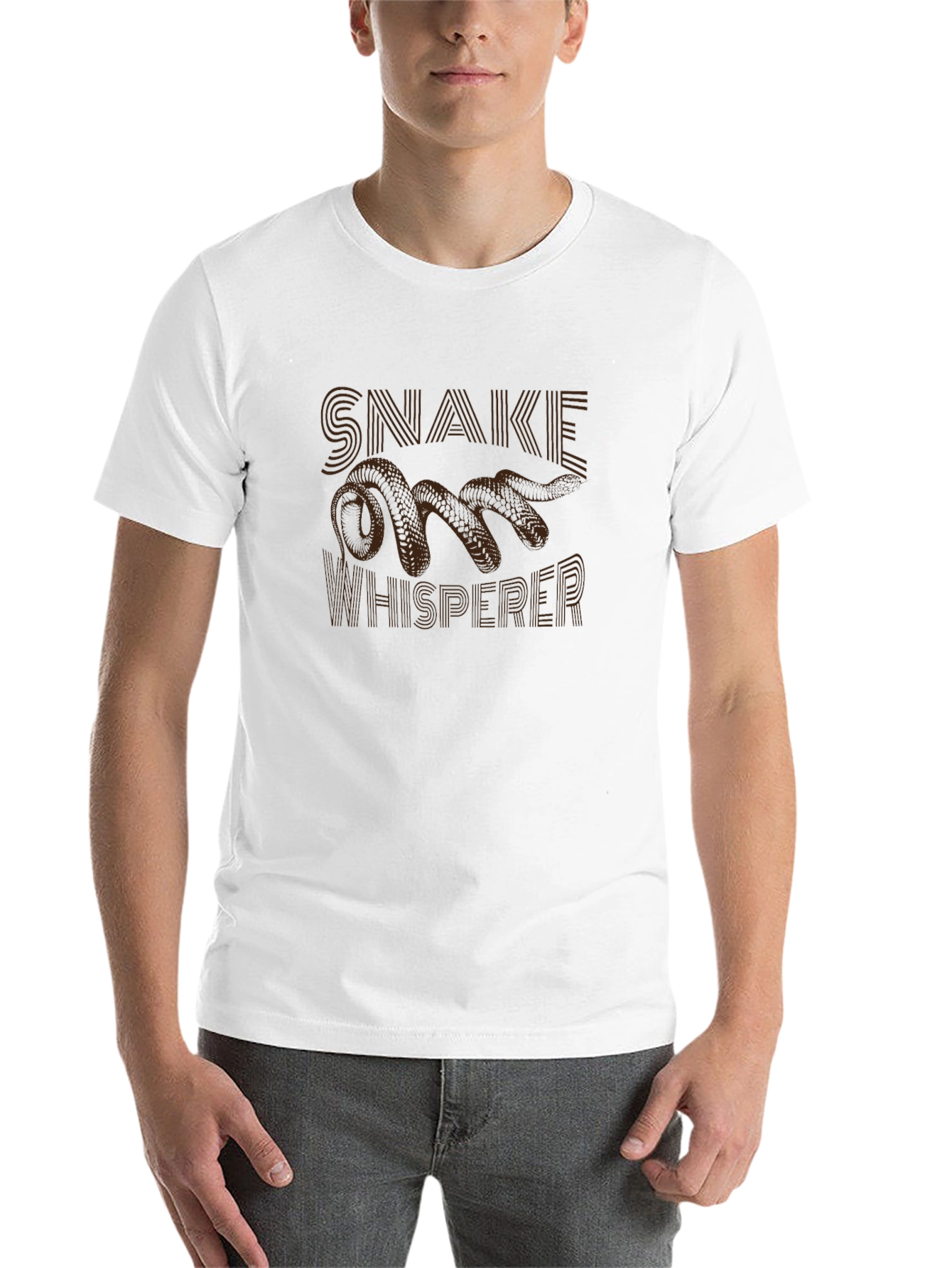 Black Snake Whisperer Graphic Tee - Cool & Quirky Design view 14