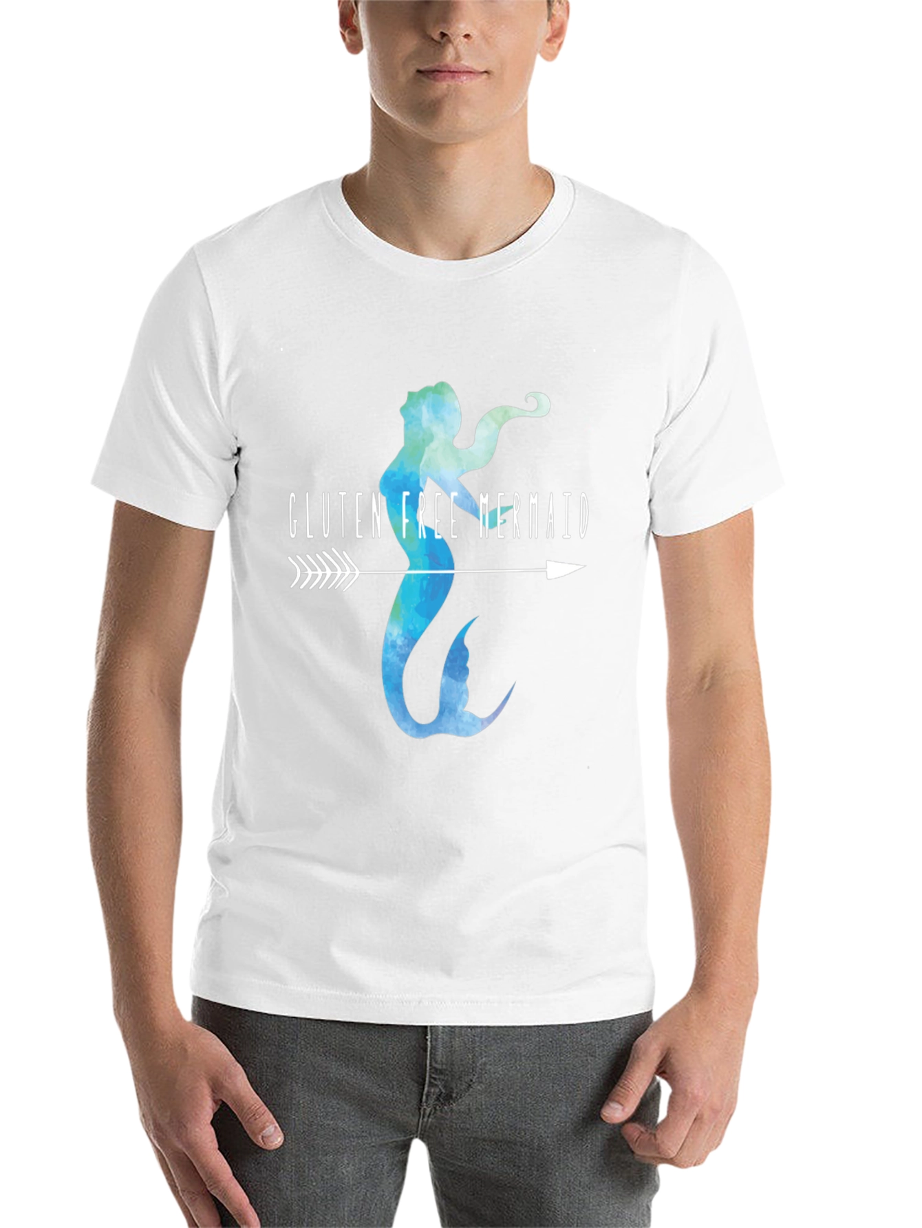 Black Gluten Free Mermaid Graphic Tee view 14