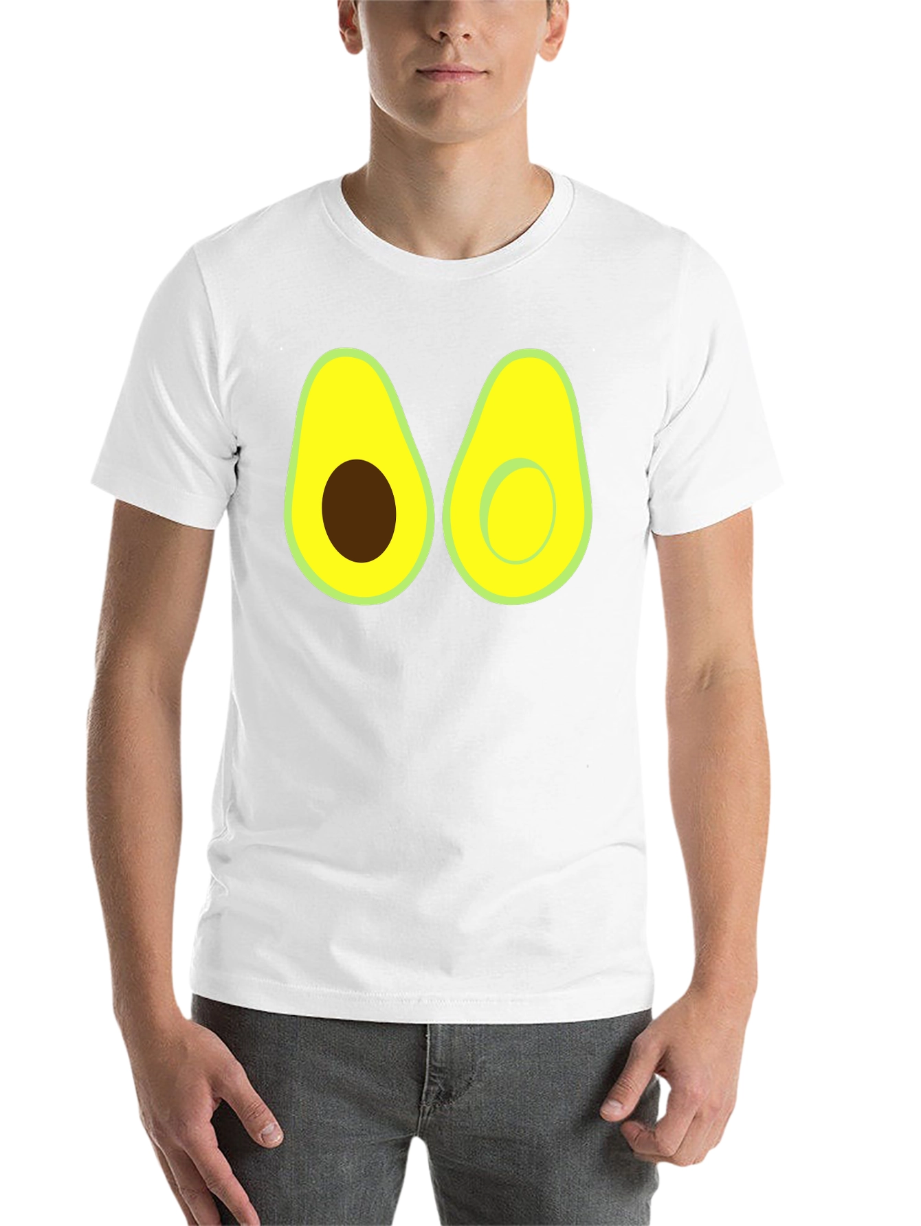 Black Avocado Graphic Tee - Funny Fruit Shirt view 14