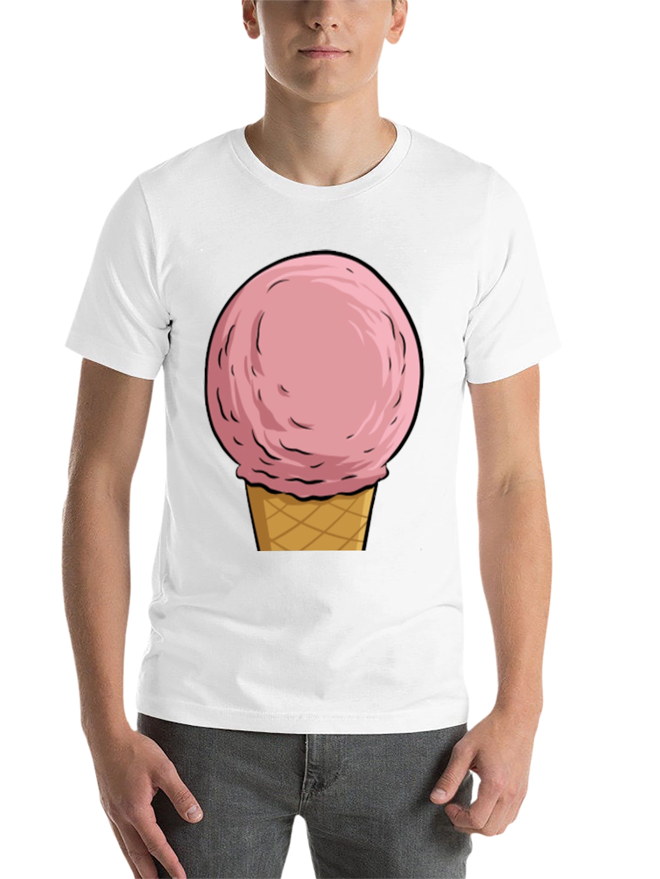 Black Ice Cream Graphic Tee - Summer Fun view 14