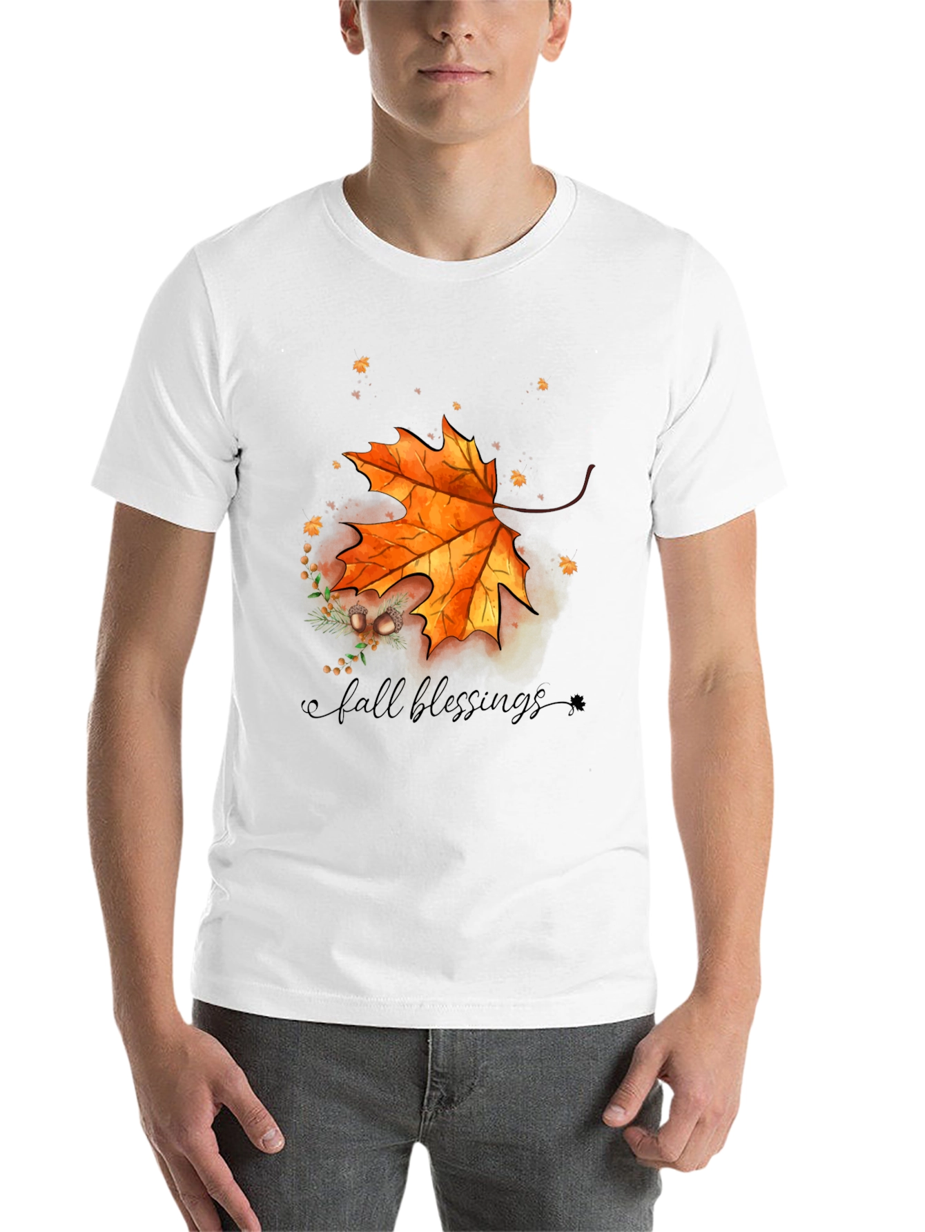 Black Fall Blessings Graphic Tee view 14