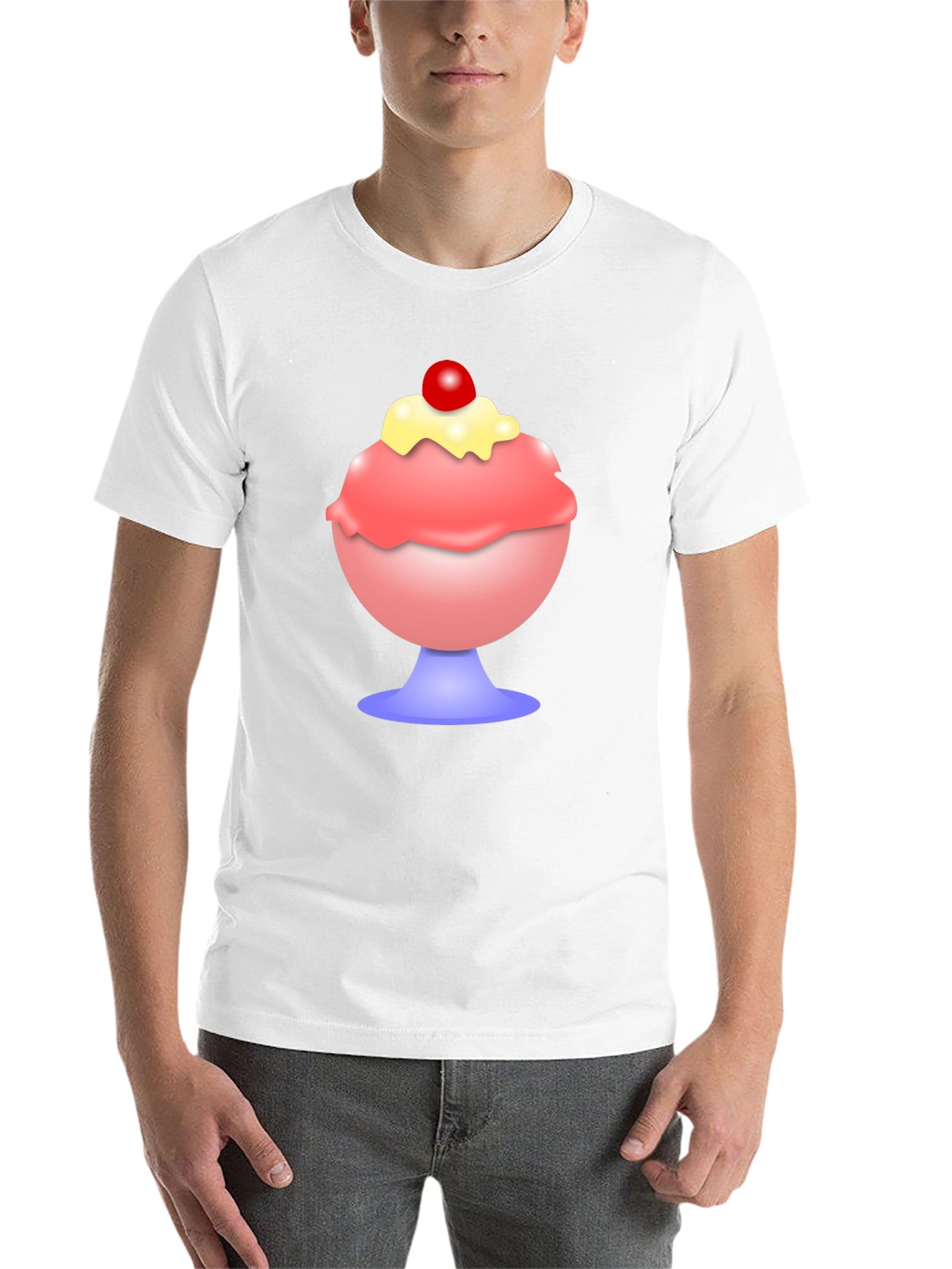 Black Ice Cream Dessert Graphic Tee view 14