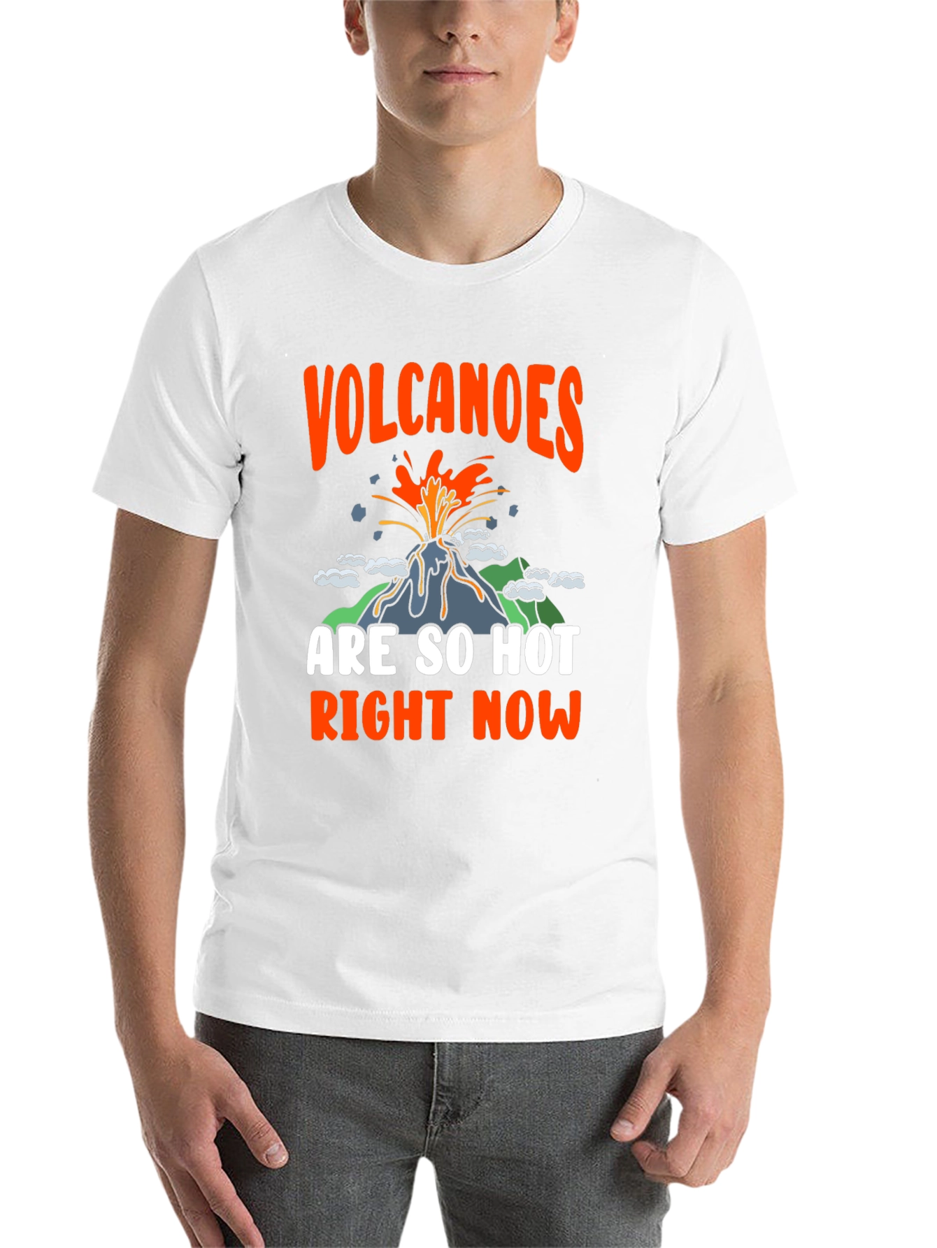 Black Volcanoes Are So Hot Right Now Graphic Tee view 14