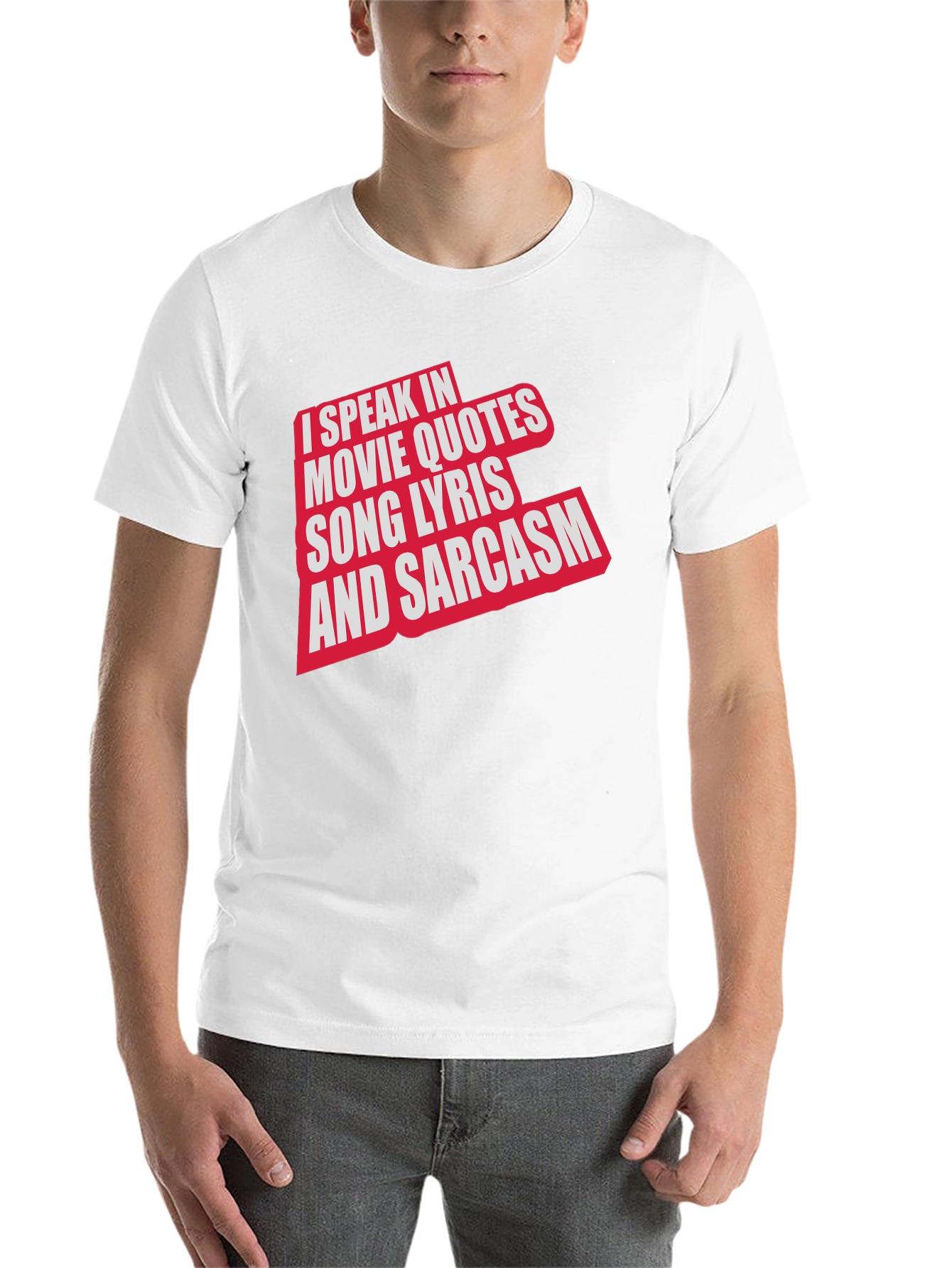 Black Movie Quotes & Sarcasm Black T-Shirt view 14