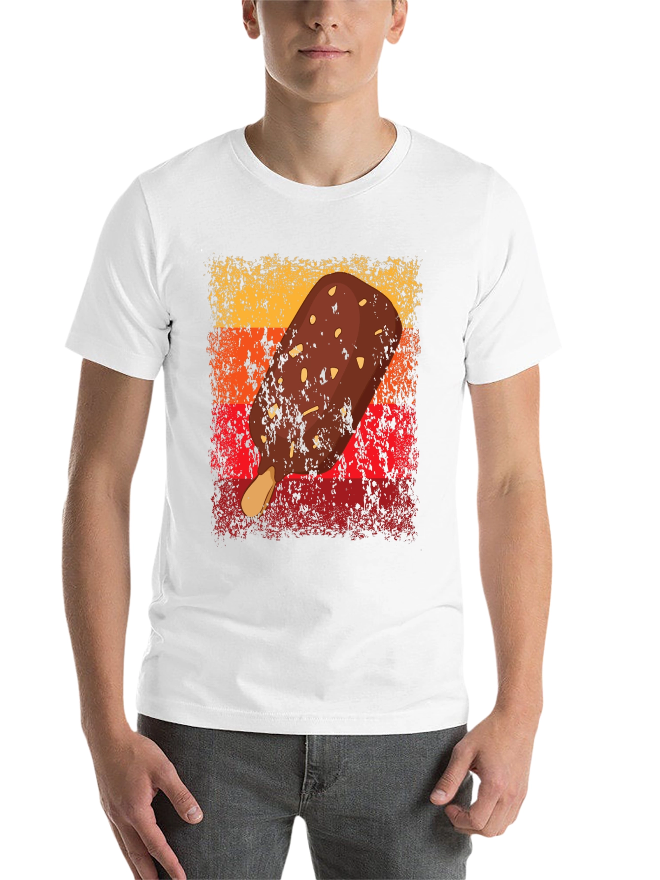 Black Retro Ice Cream Bar Graphic Tee view 14