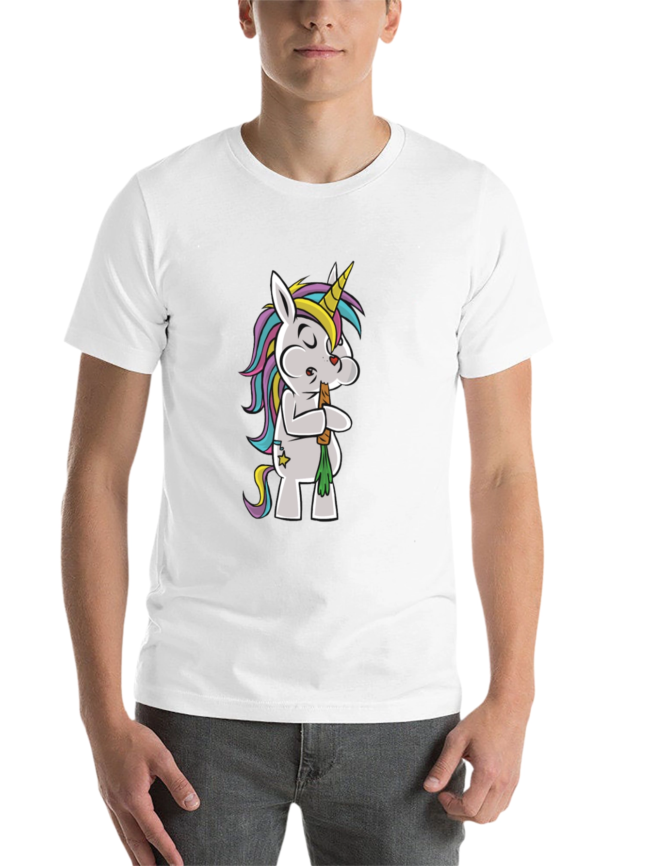 Black Unicorn Smoking Weed Funny T-Shirt view 14