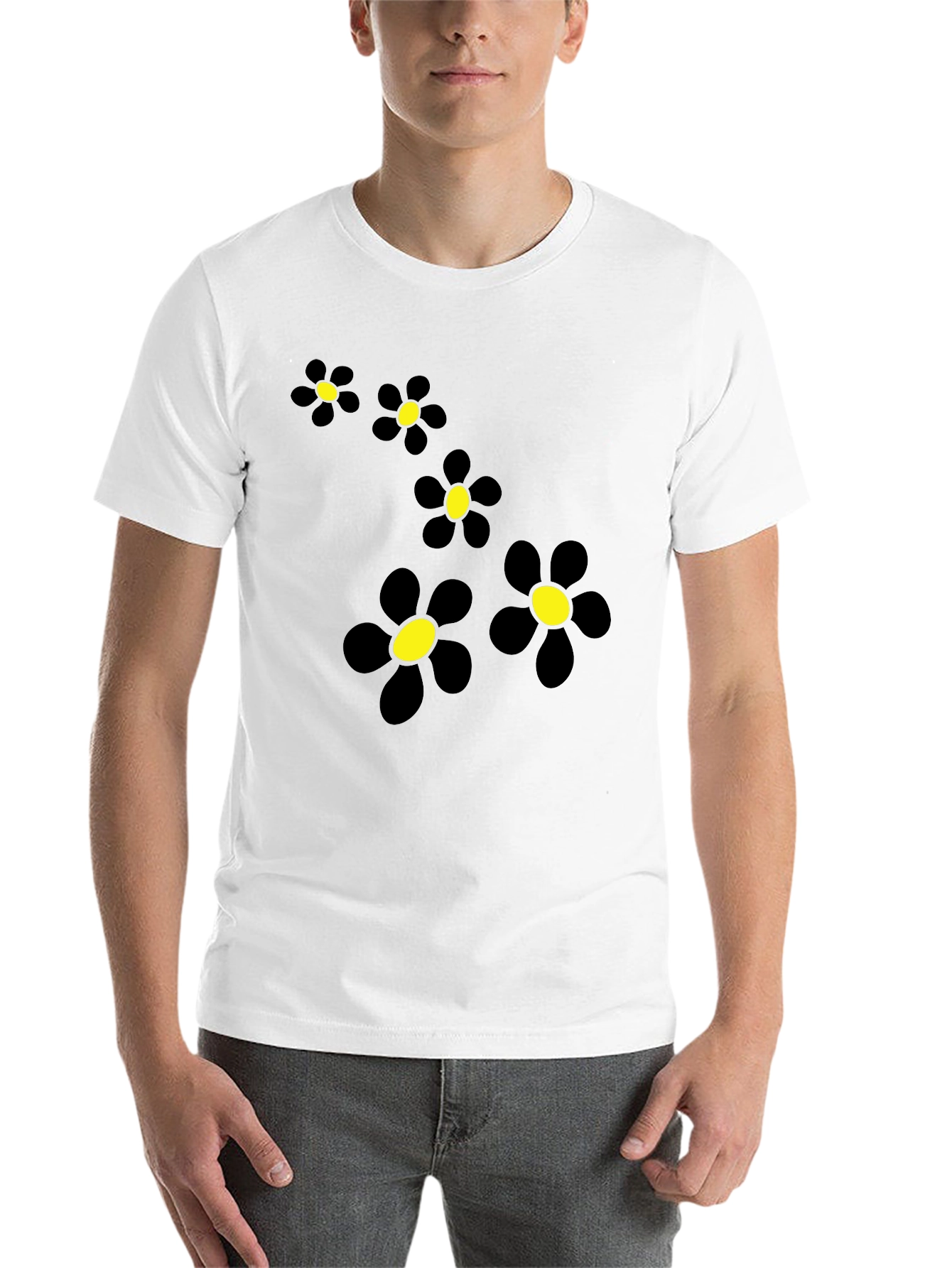 Black Black Daisy Chain Graphic Tee view 14
