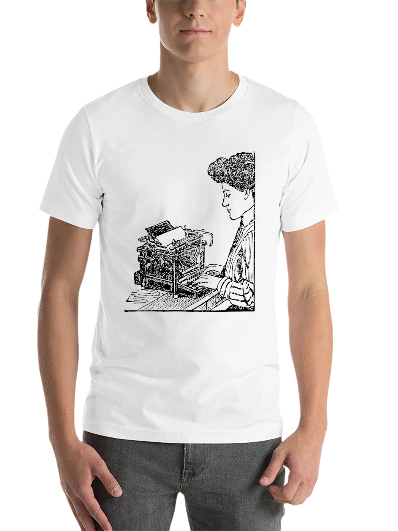 Vintage Typewriter T-Shirt - 14