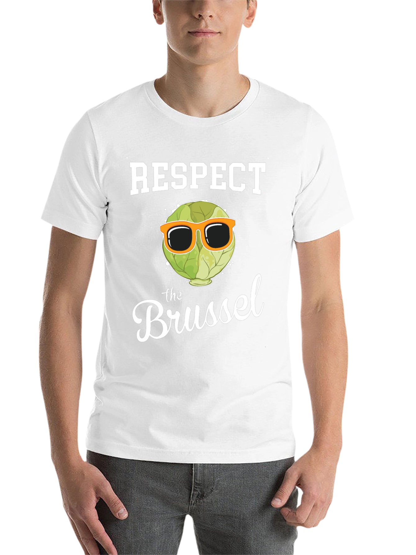 Respect the Brussel Sprout Graphic T-Shirt - 14