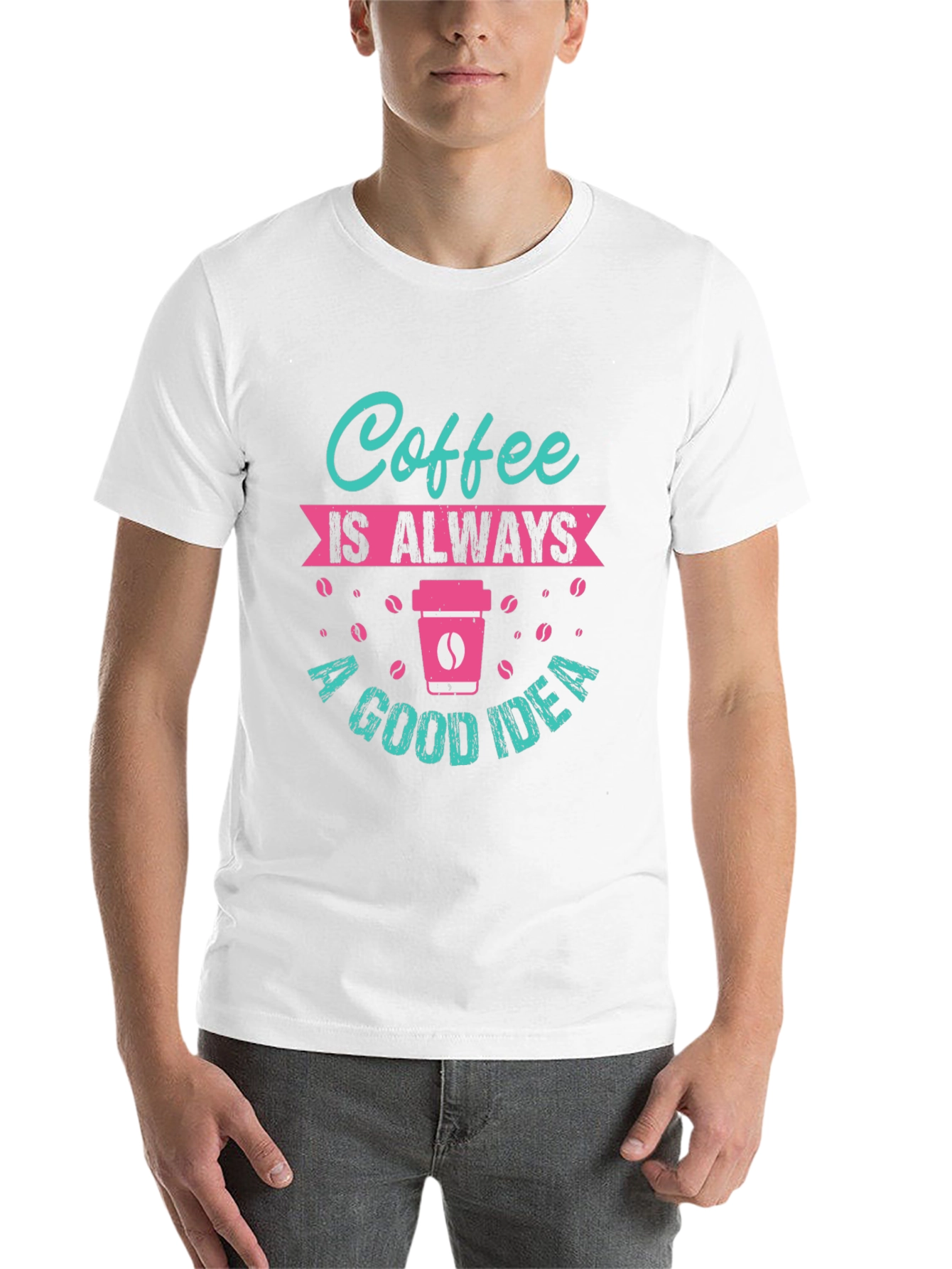 Black Coffee is Always a Good Idea T-Shirt view 14