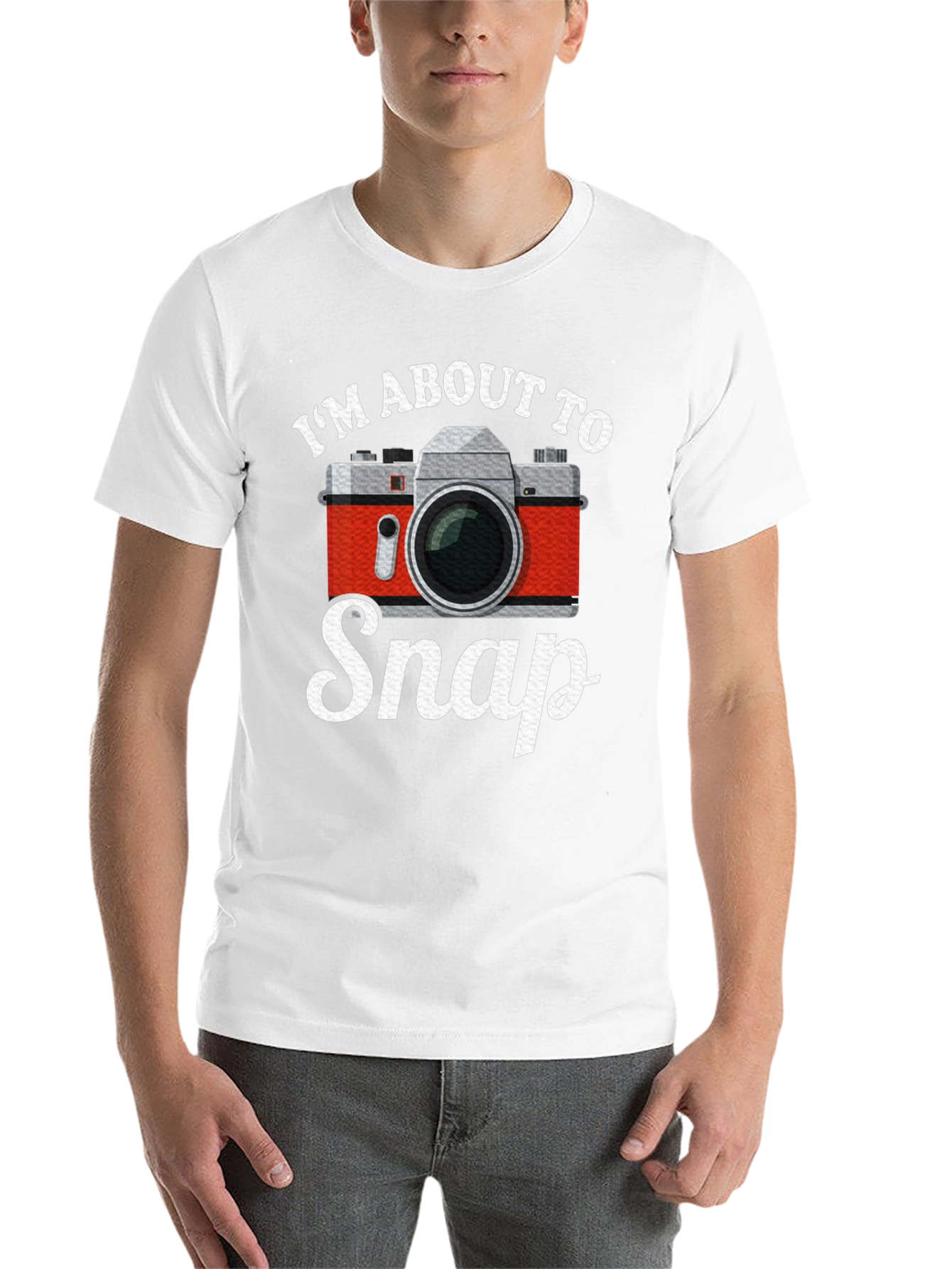 Black I'm About To Snap Camera T-Shirt view 14
