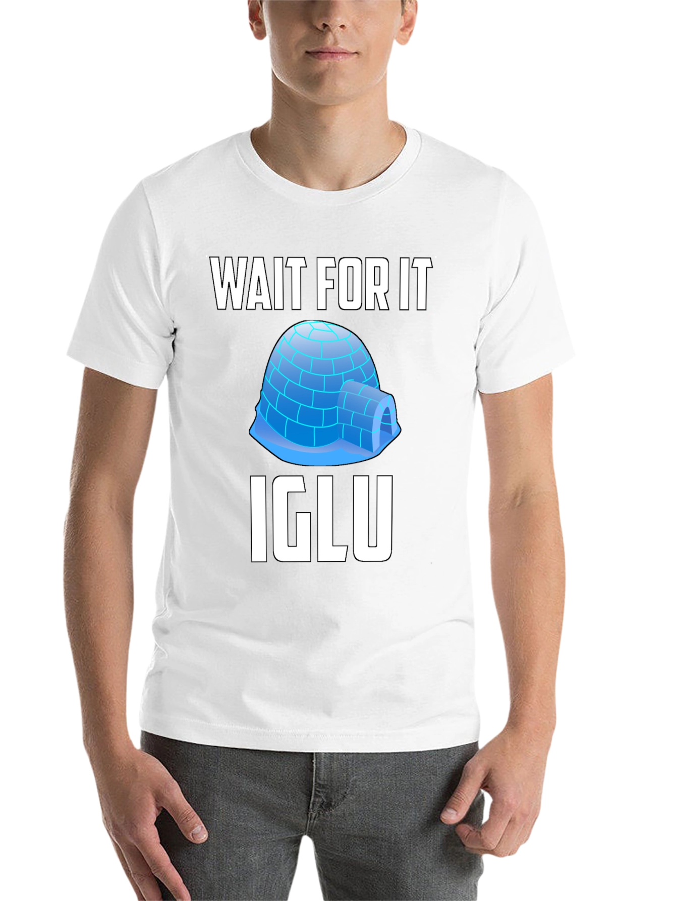 Black Wait For It Igloo T-Shirt view 14