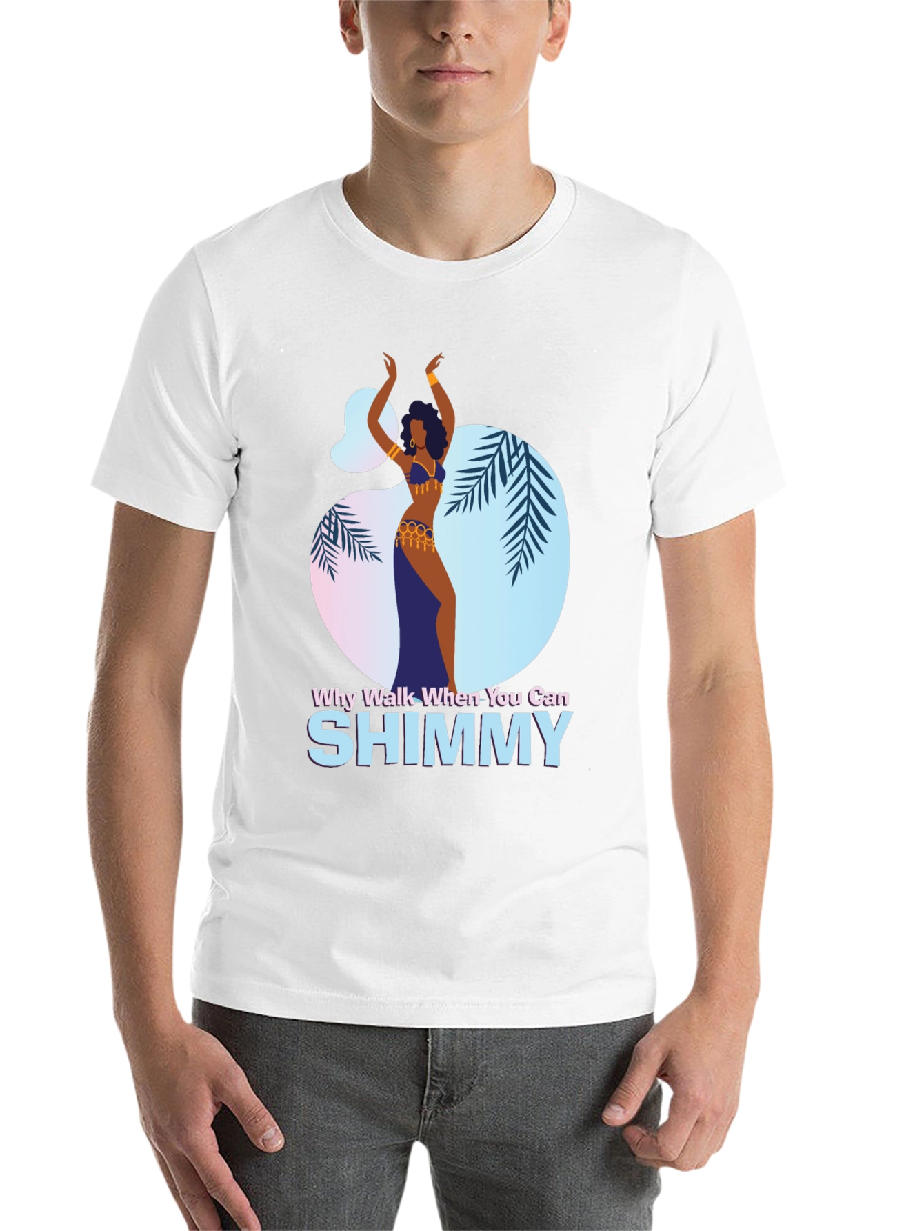 Black Shimmy Dance Graphic Tee - Why Walk When You Can Shimmy view 14