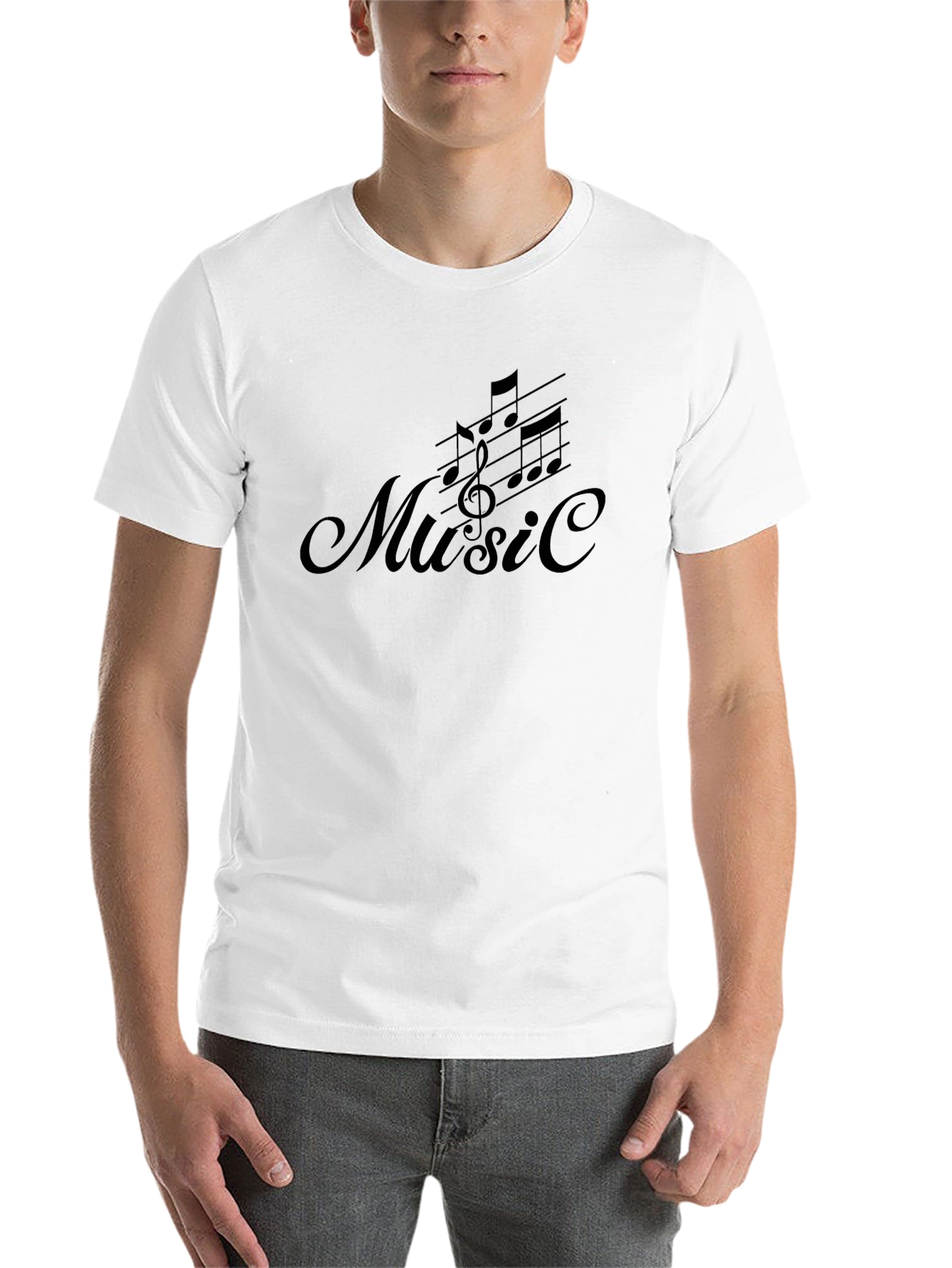 Black Music Graphic Black Tee view 14