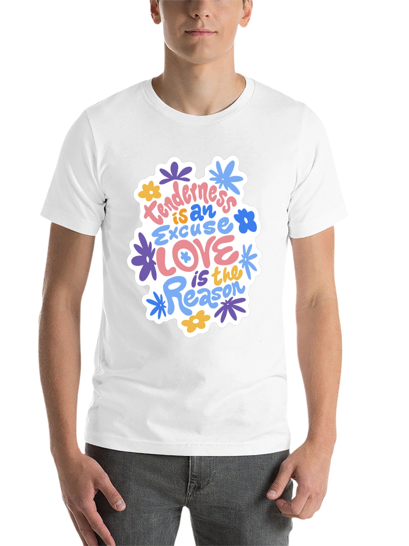 Black Tenderness is an Excuse Love Reason Graphic Tee view 14