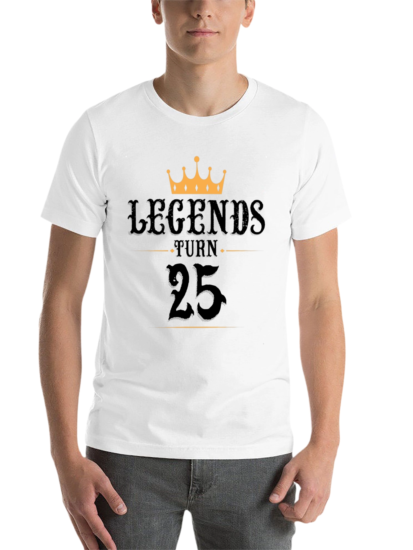 Black Legends Turn 25 Black Graphic T-Shirt view 14