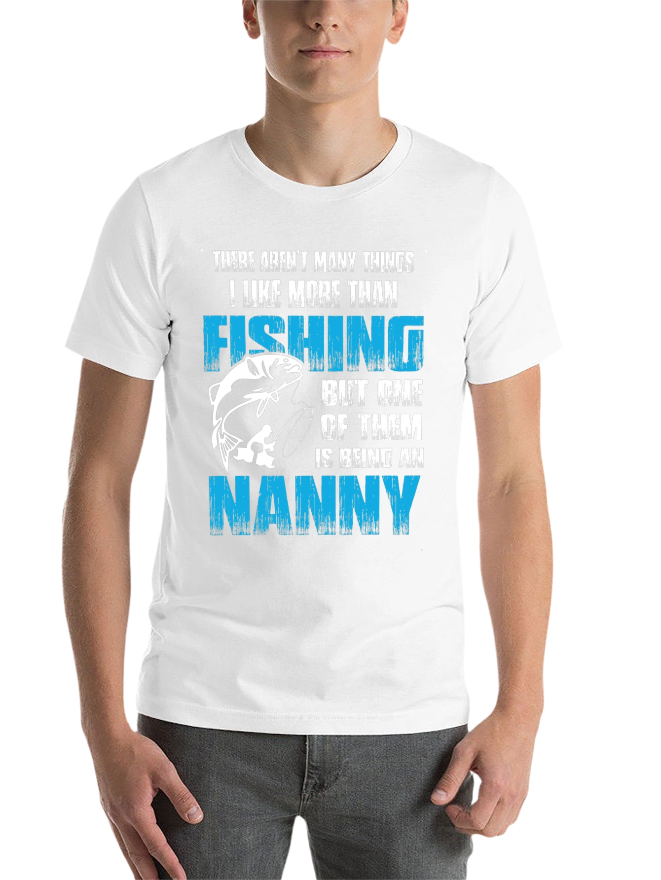 Black Fishing Nanny T-Shirt: Best Gift for Nanny Who Loves Fishing view 14