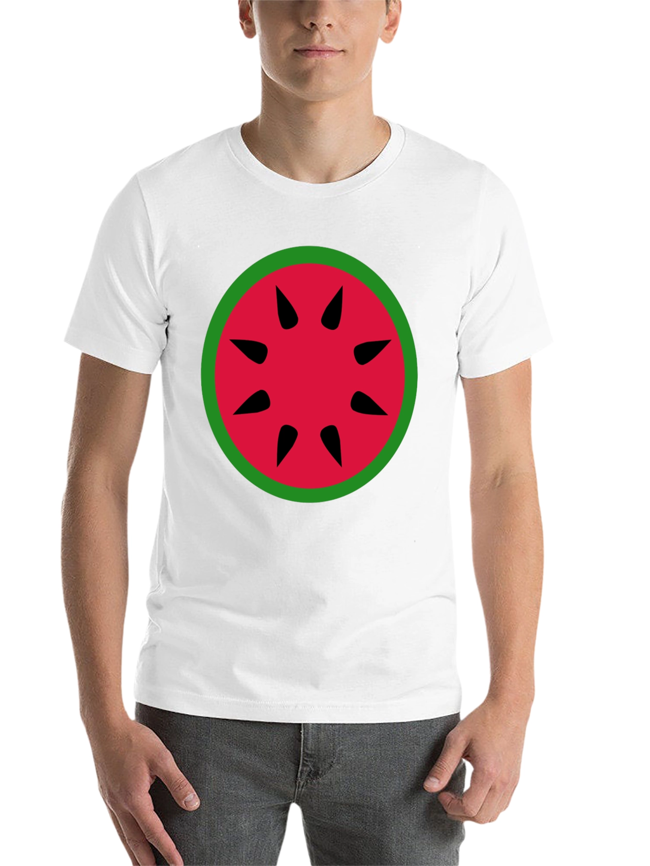 Black Watermelon Graphic Tee - Summer Fun view 14